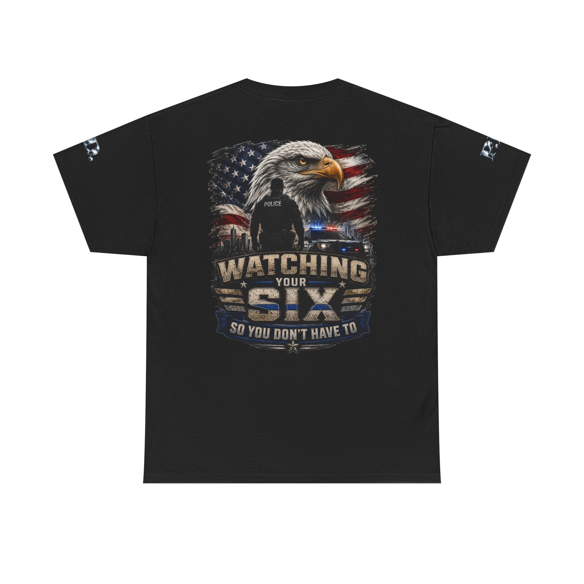 Watching Your Six Unisex Heavy Cotton Tee