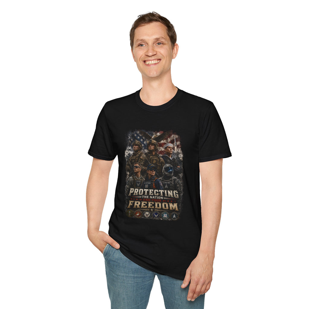 Protecting the Nation Unisex Softstyle T-Shirt