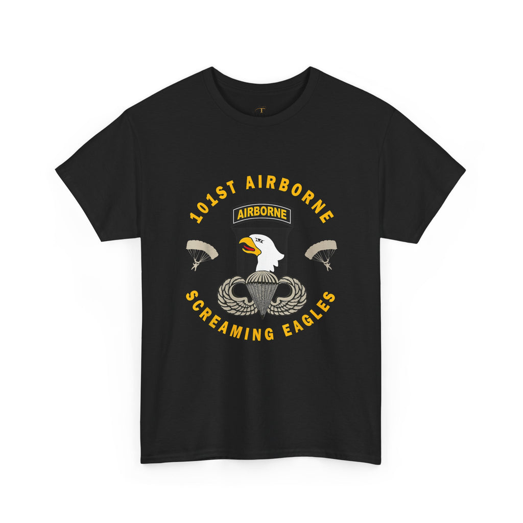 Unisex Heavy Cotton Tee 🦅 101st Airborne “Screaming Eagles” Veteran