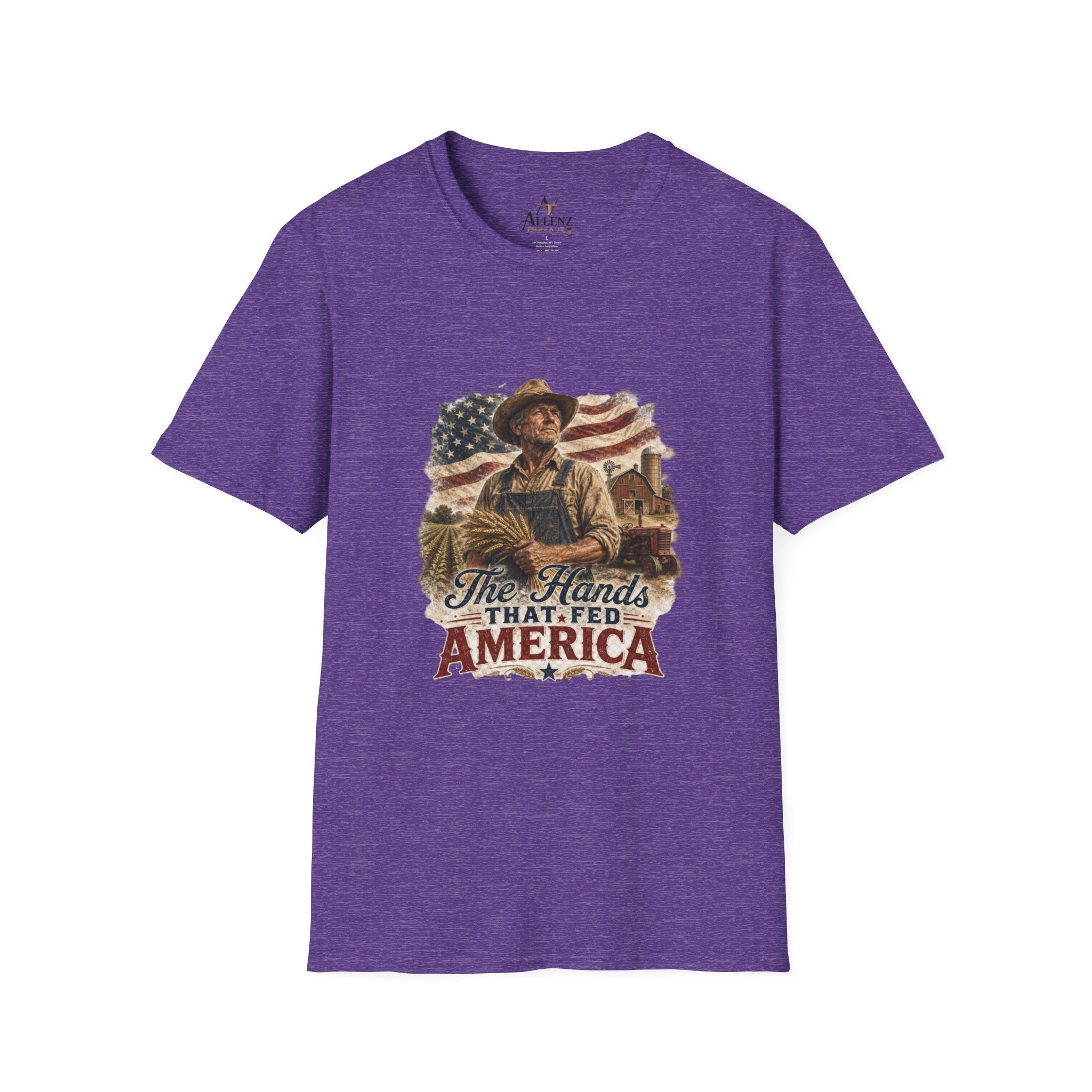 The Hands that fed America Unisex Softstyle T-Shirt