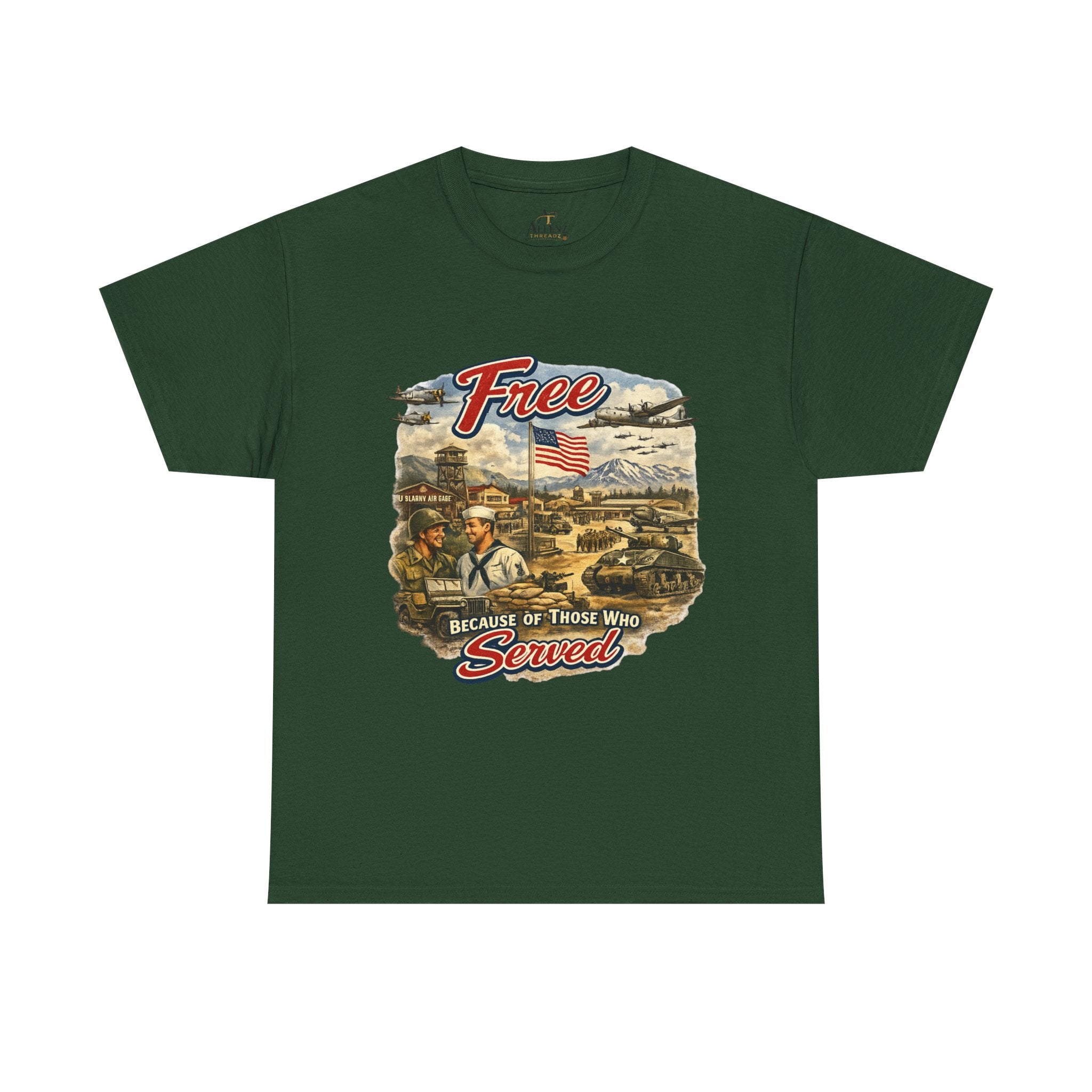 Unisex Heavy Cotton Tee - free because of who served