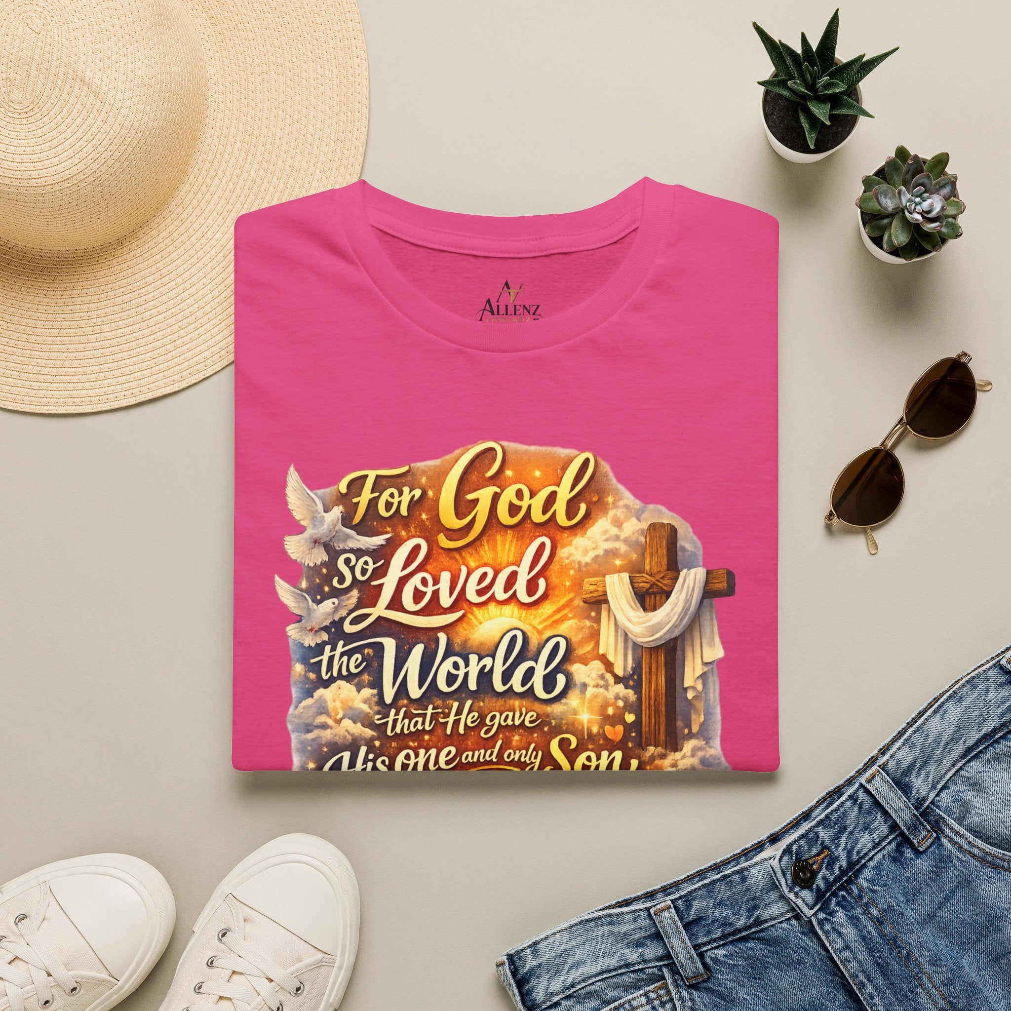 For God So Loved The World Unisex Softstyle T-Shirt