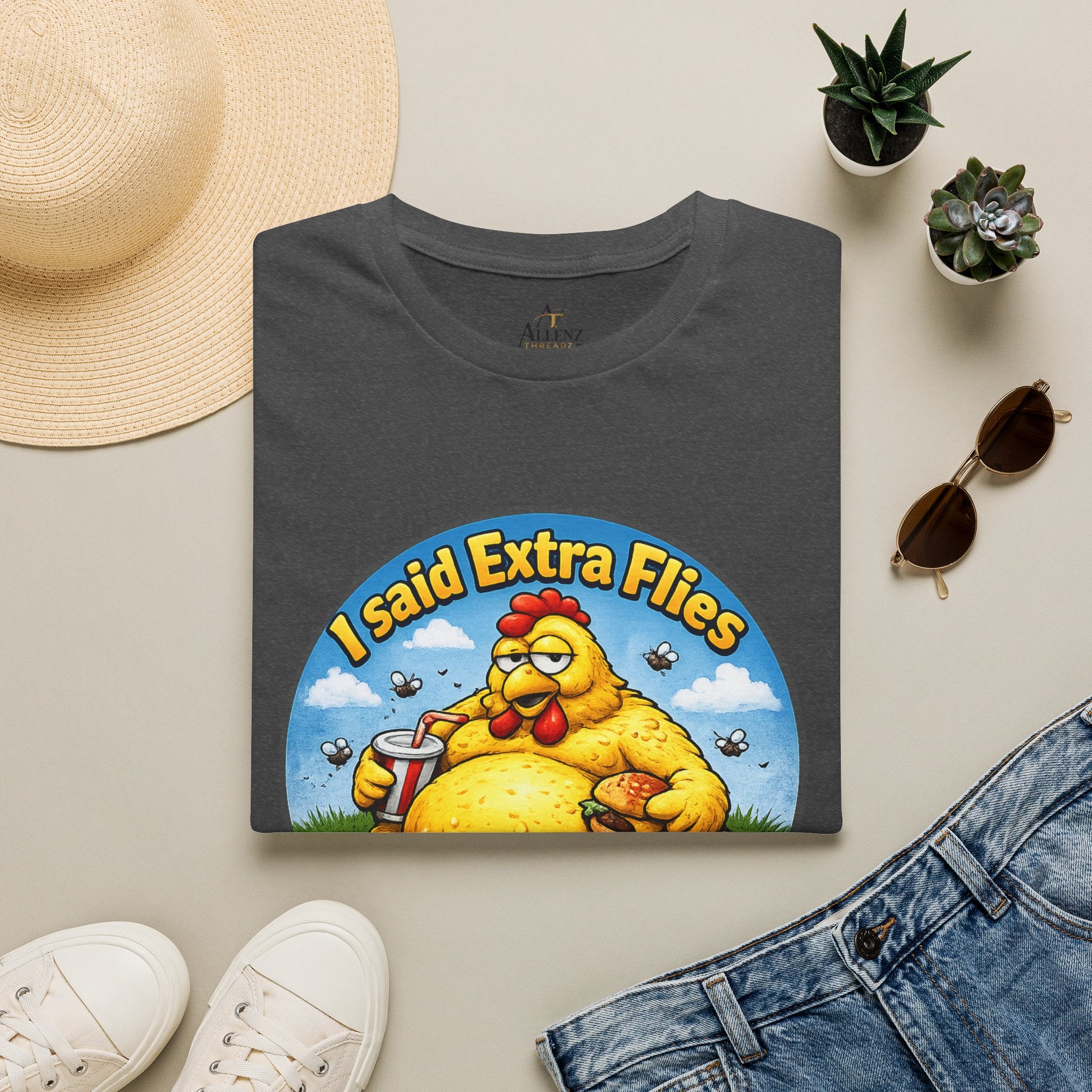 🍔 “I Said Extra Flies, Not Exercise!” 🍔
