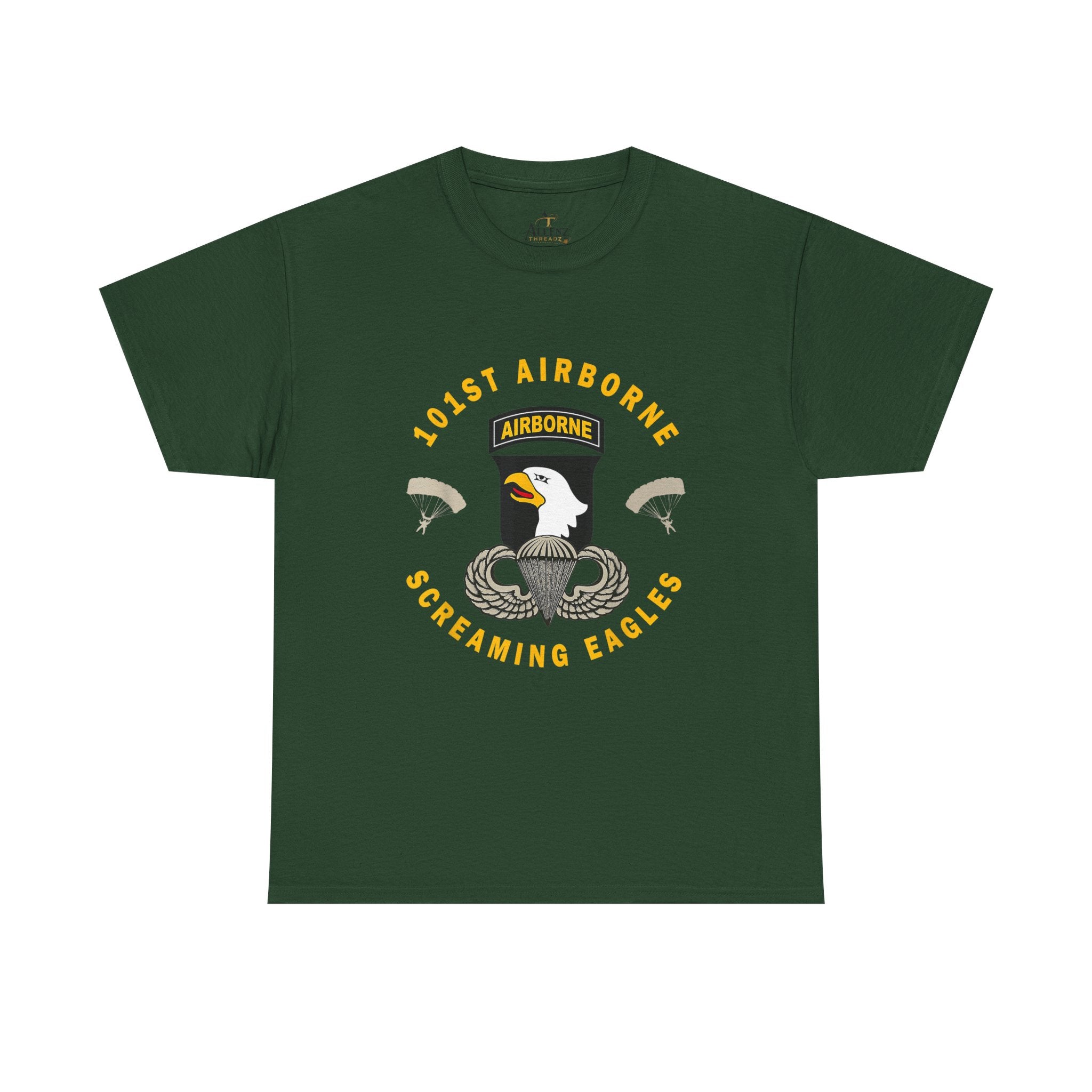 Unisex Heavy Cotton Tee 🦅 101st Airborne “Screaming Eagles” Veteran