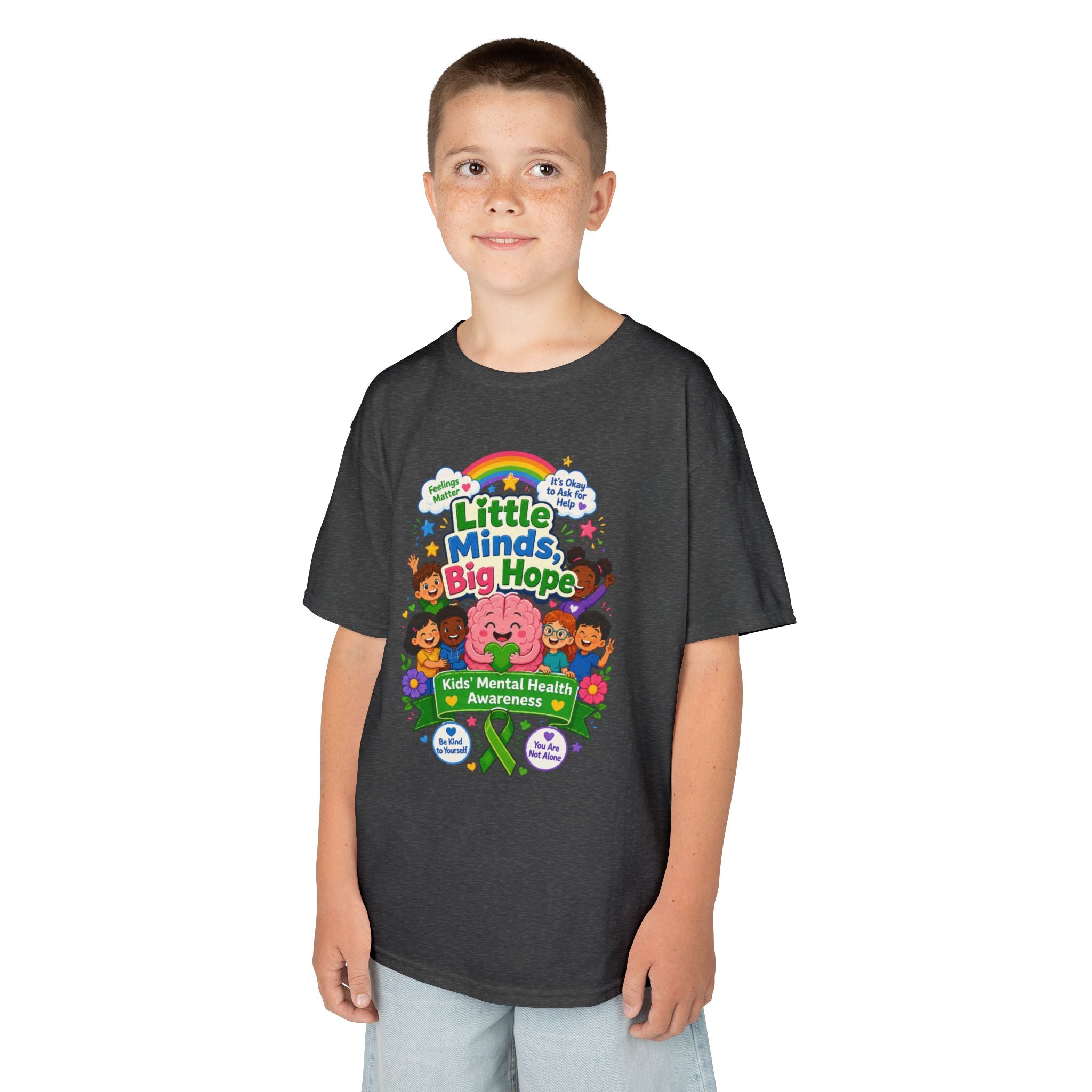 Little Minds Mental Health Kids Heavy Cotton™ Tee
