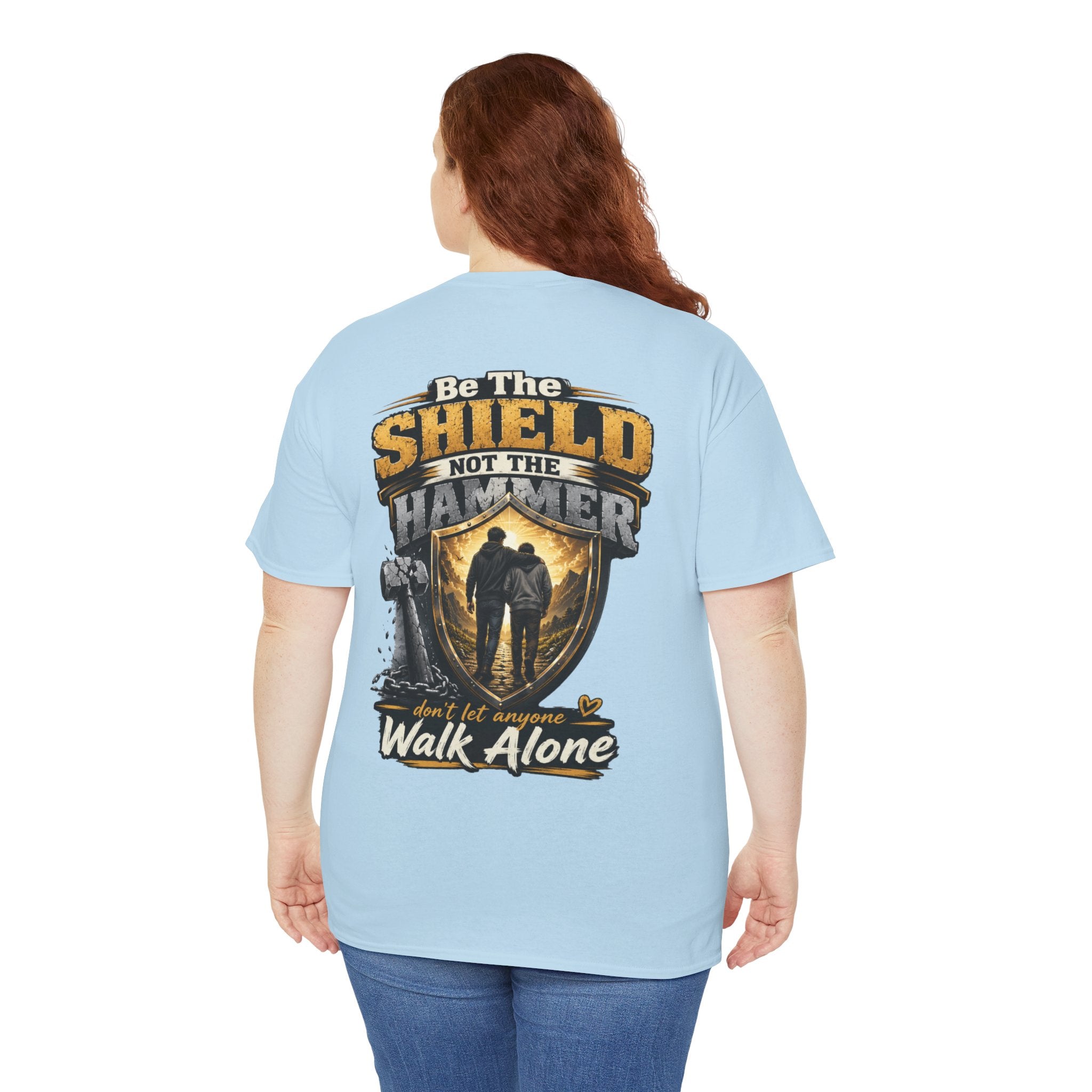 Be The Shield Unisex Heavy Cotton Tee