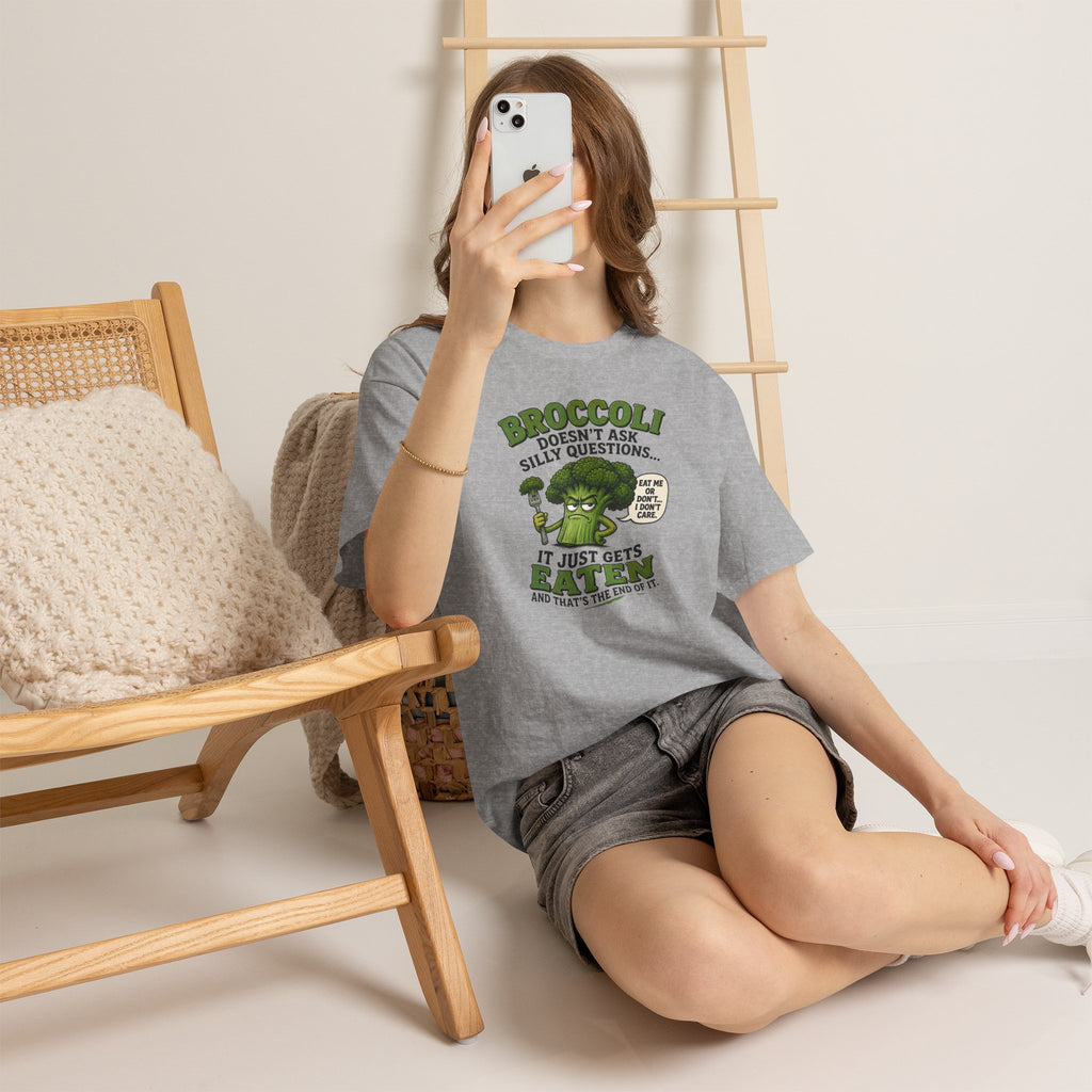 Broccoli head Unisex Heavy Cotton Tee
