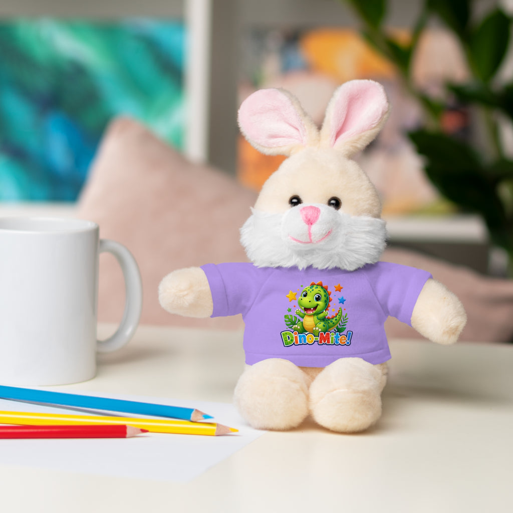 Kids Stuffed Animal with Dino-Mite T-Shirt