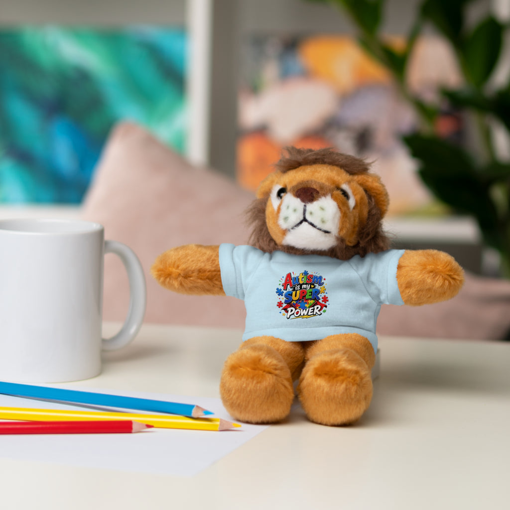 Kids Stuffed Animal with Autism T-Shirt