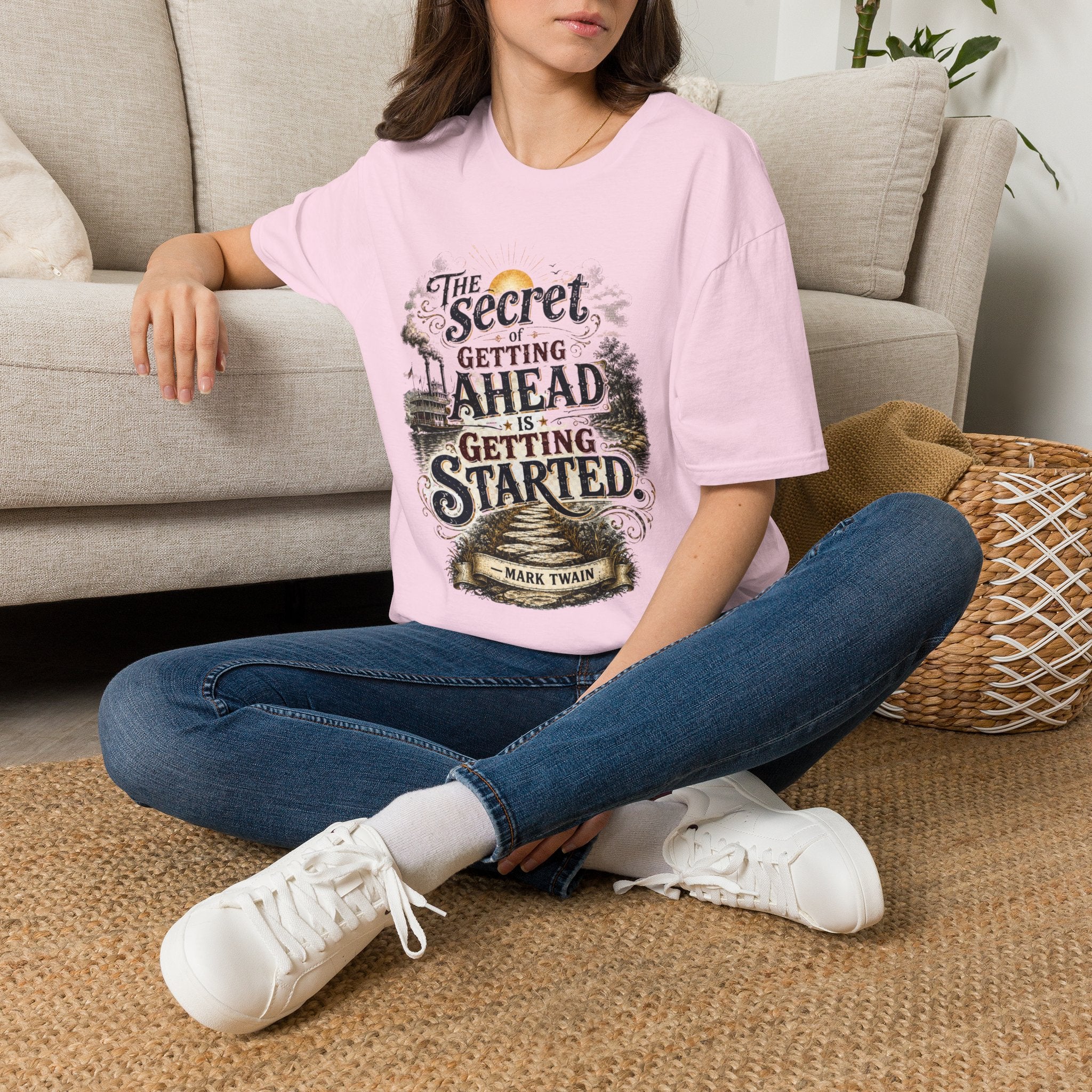The Secret to Getting Ahead Unisex Softstyle T-Shirt