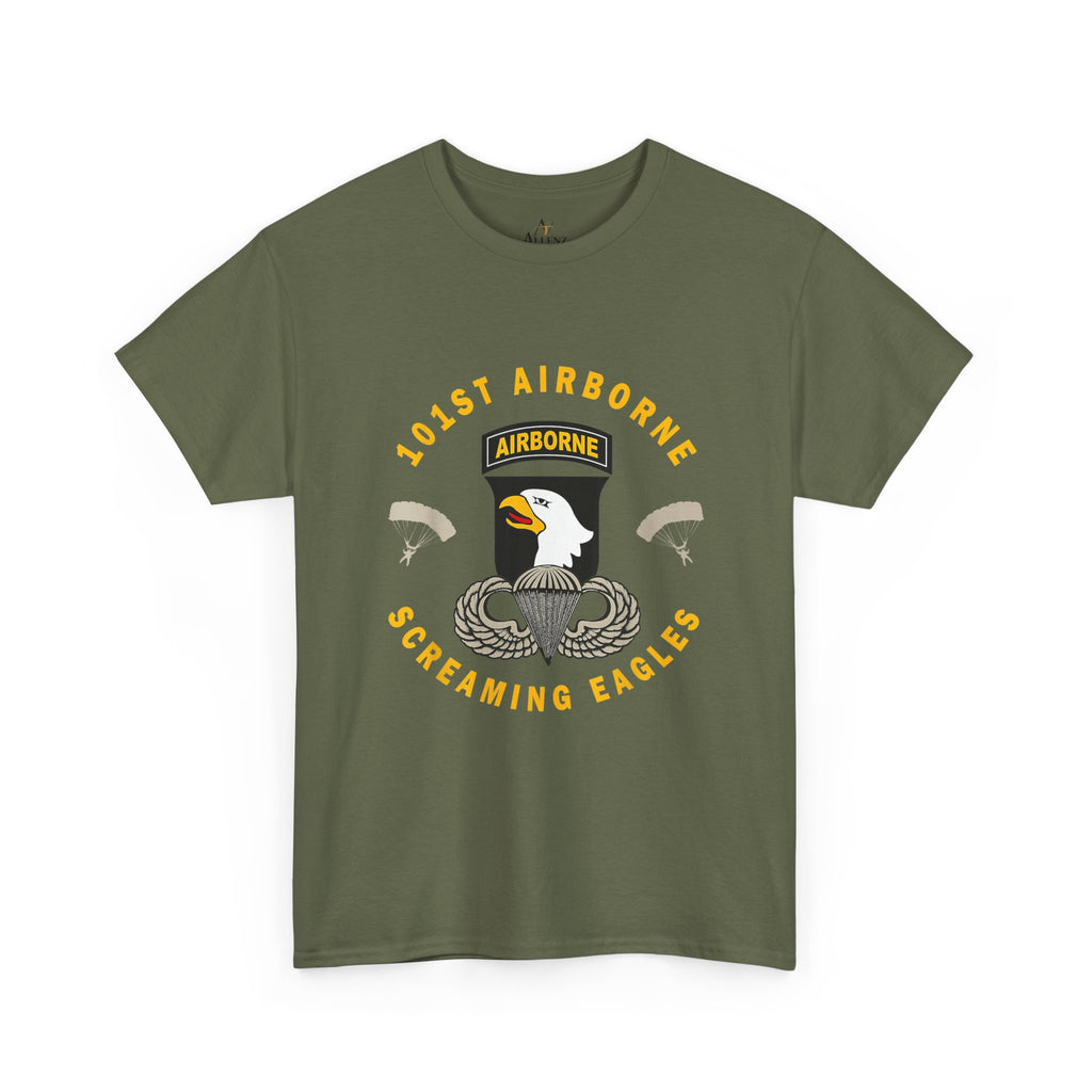 Unisex Heavy Cotton Tee 🦅 101st Airborne “Screaming Eagles” Veteran