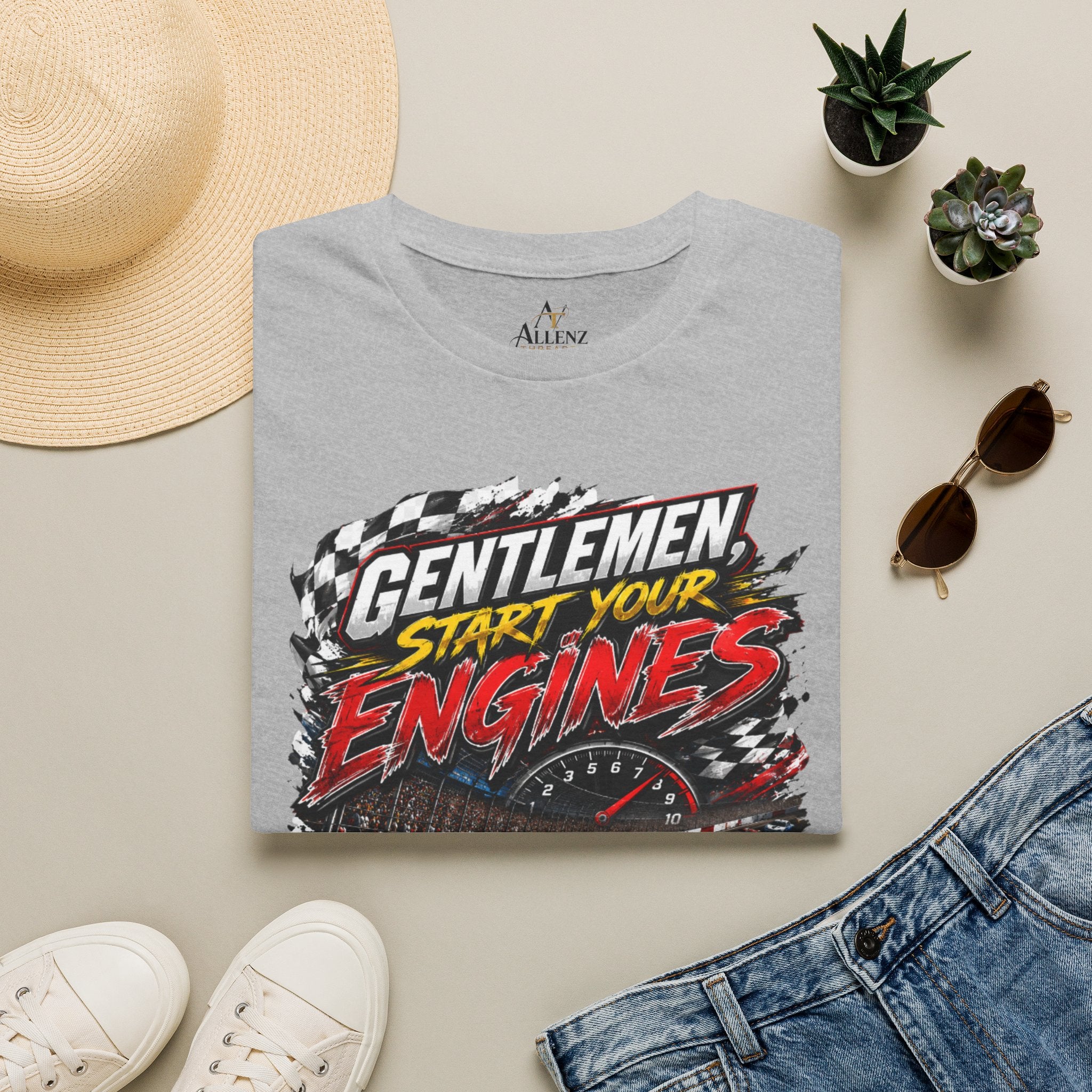 Start Your Engines Racing Unisex Softstyle T-Shirt