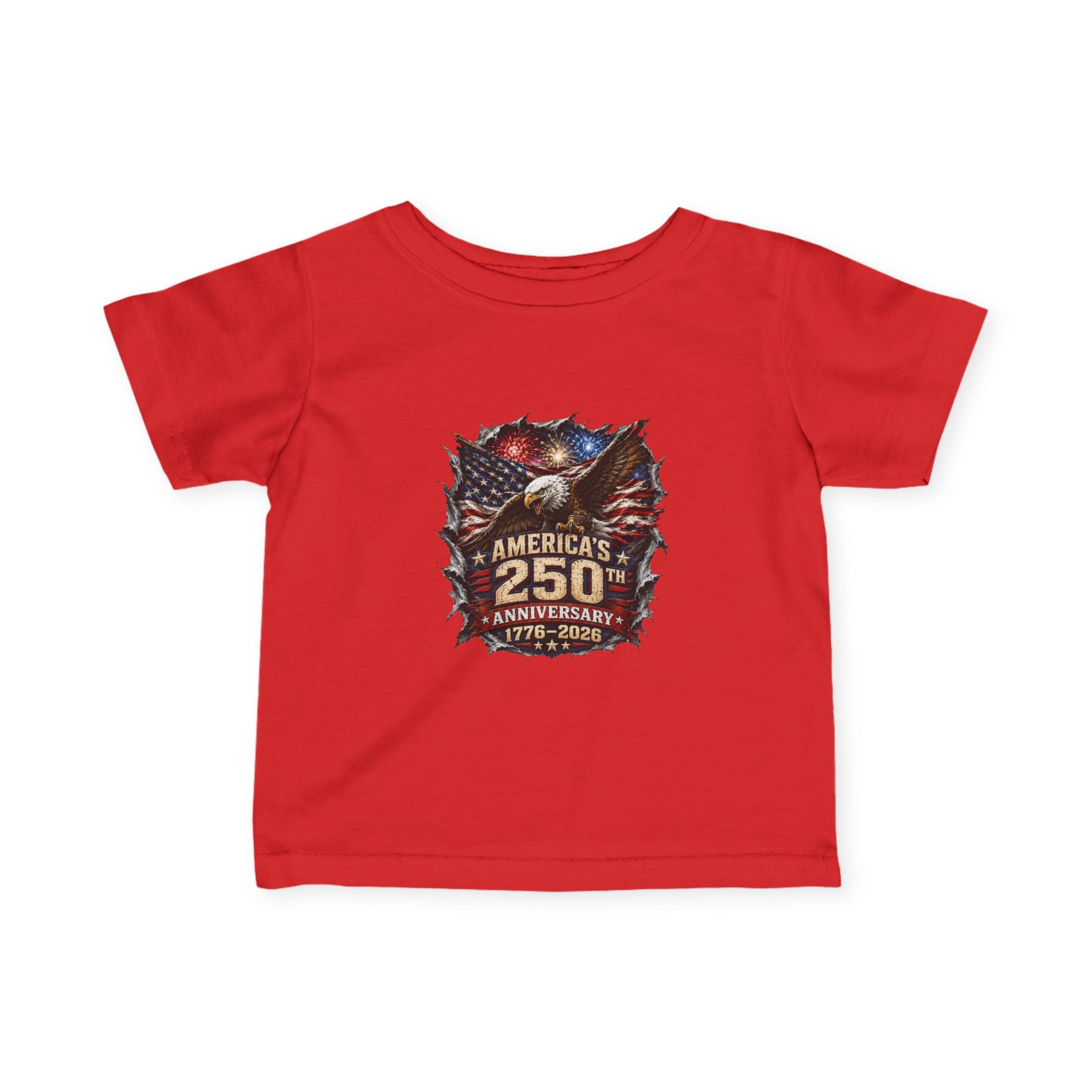 Americas 250th Anniversary Infant Fine Jersey Tee