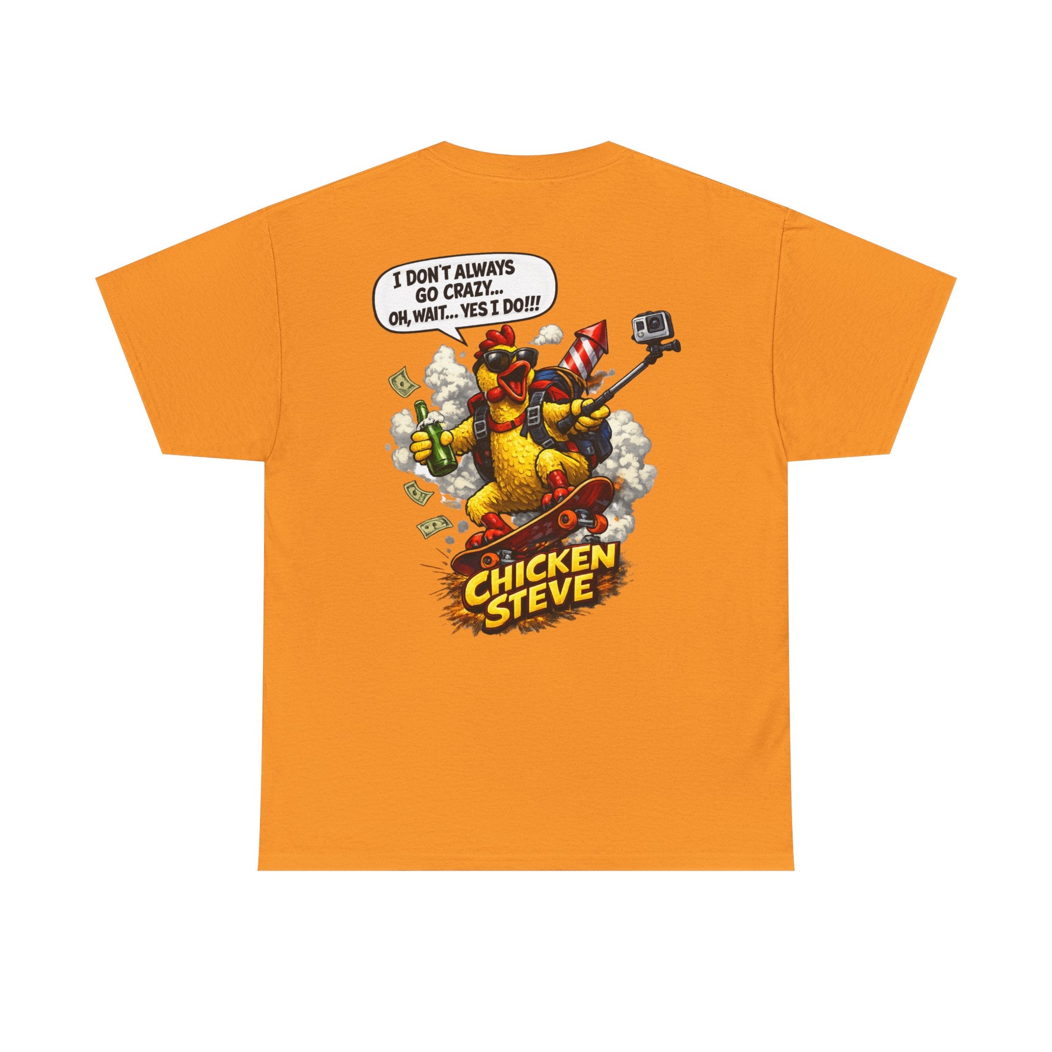 Unisex Heavy Cotton Tee    Chicken Steve's Adventures