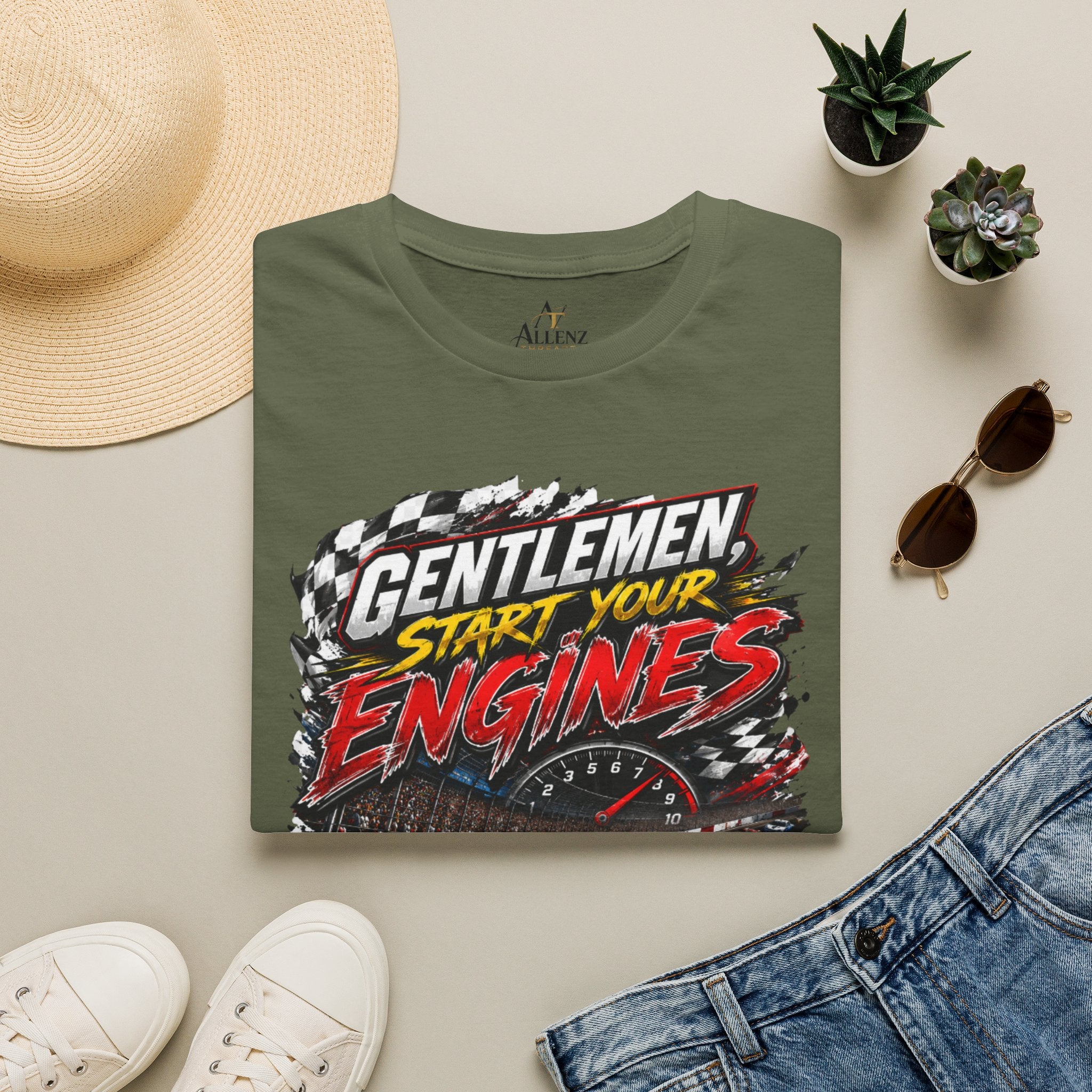 Start Your Engines Racing Unisex Softstyle T-Shirt