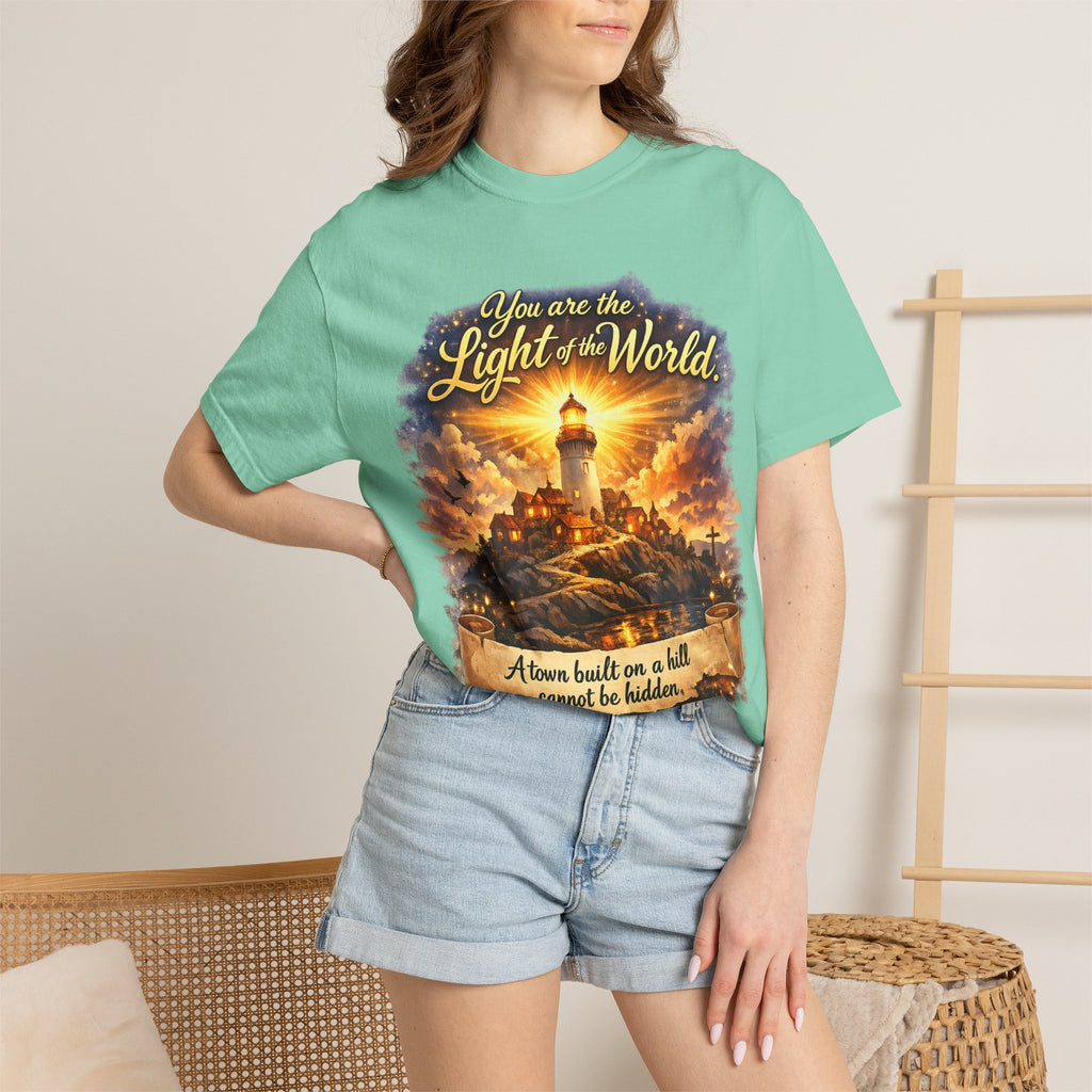 You Are the Light of the World T-Shirt — Lighthouse Faith Graphic Tee