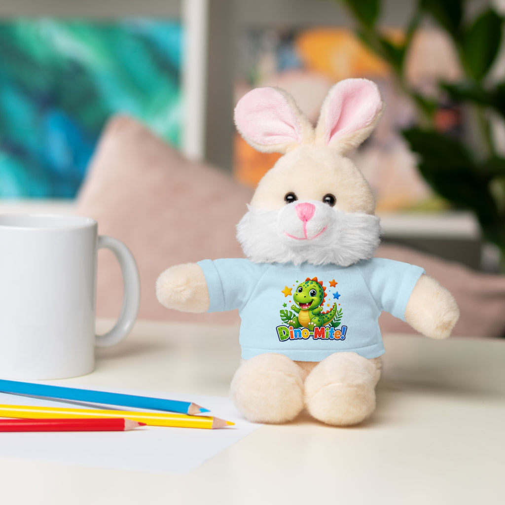 Kids Stuffed Animal with Dino-Mite T-Shirt