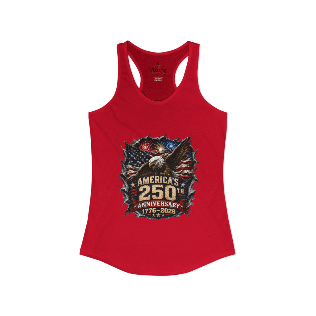 Americas 250th Anniversary Women's Ideal Racerback Tank