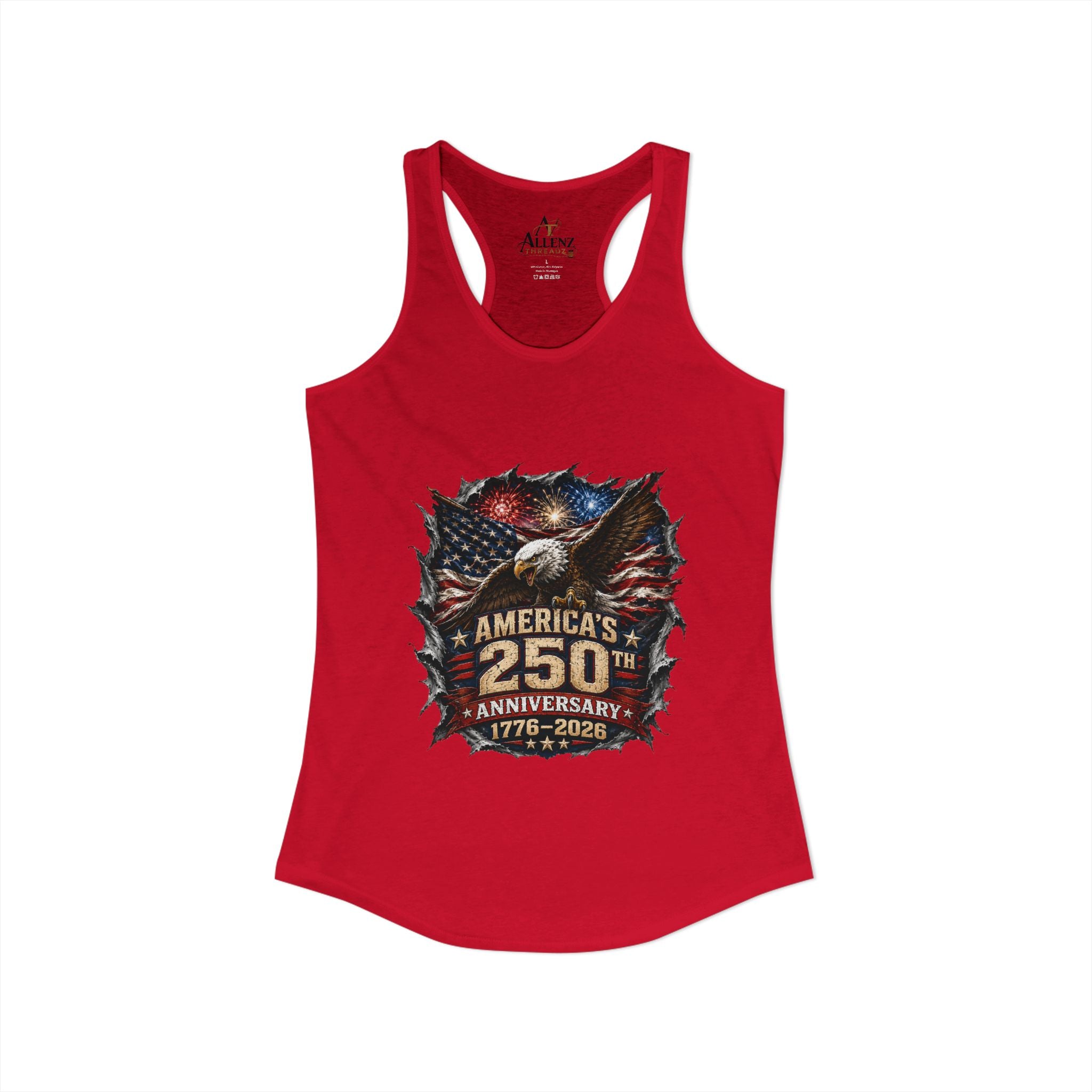 Americas 250th Anniversary Women's Ideal Racerback Tank