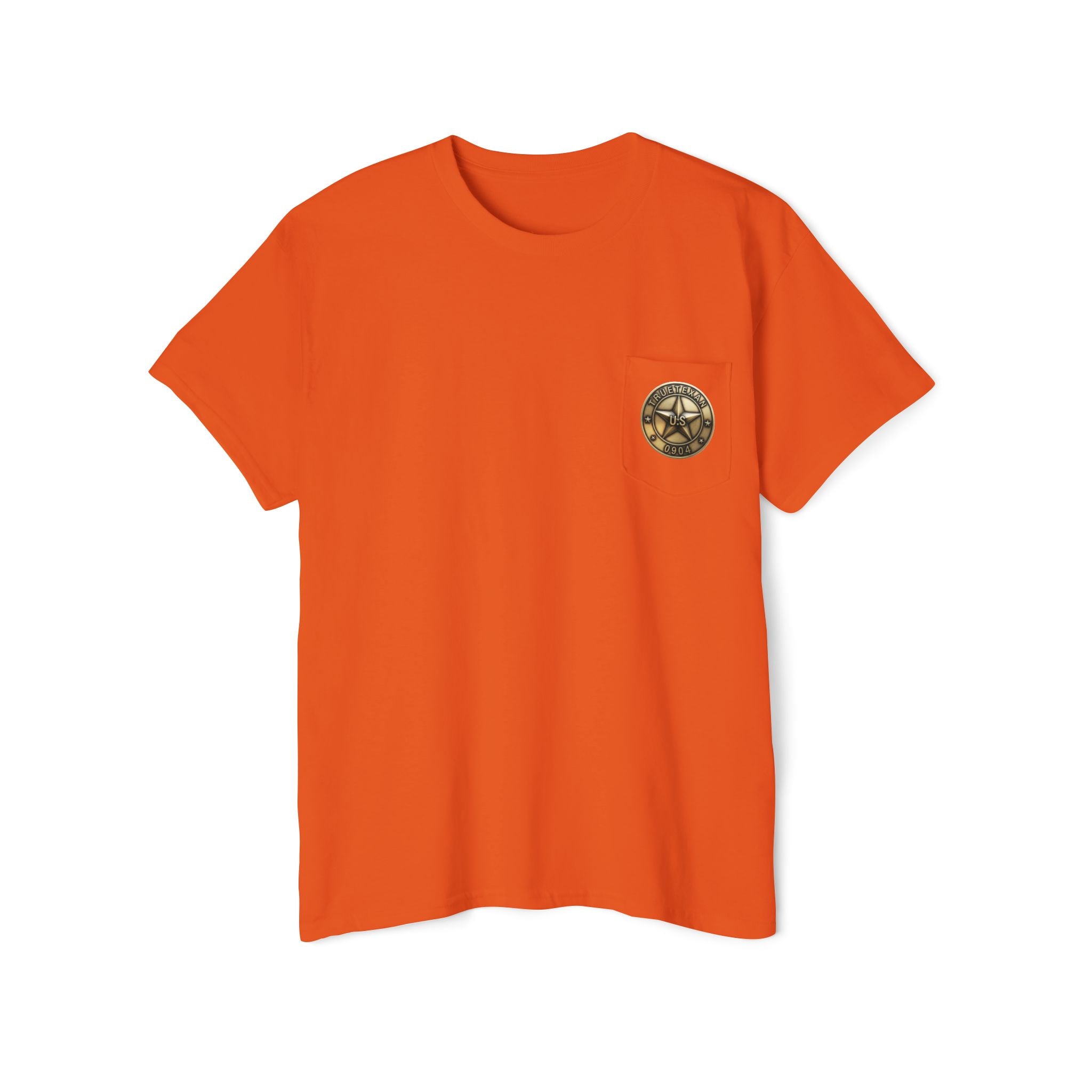 True Texan Badge Unisex Heavy Cotton Pocket Tee