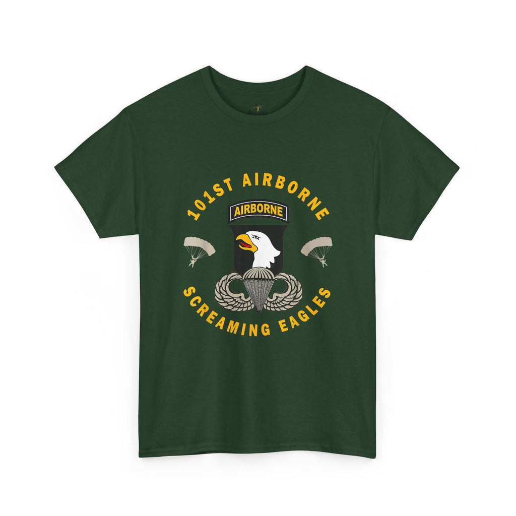 Unisex Heavy Cotton Tee 🦅 101st Airborne “Screaming Eagles” Veteran
