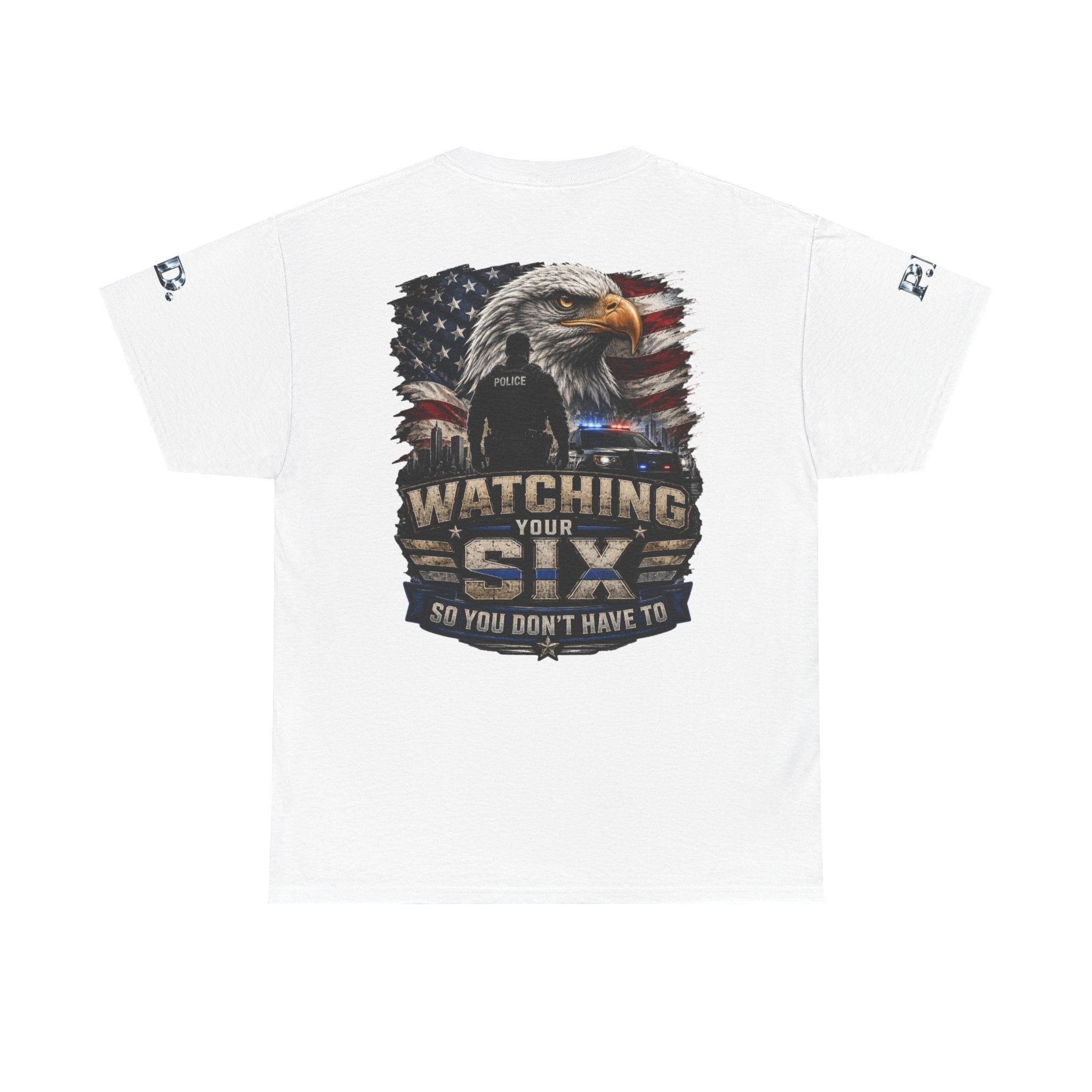 Watching Your Six Unisex Heavy Cotton Tee