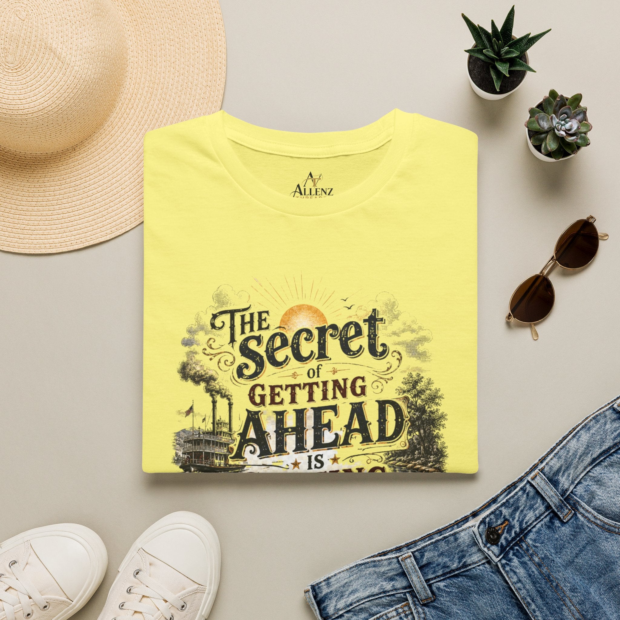 The Secret to Getting Ahead Unisex Softstyle T-Shirt