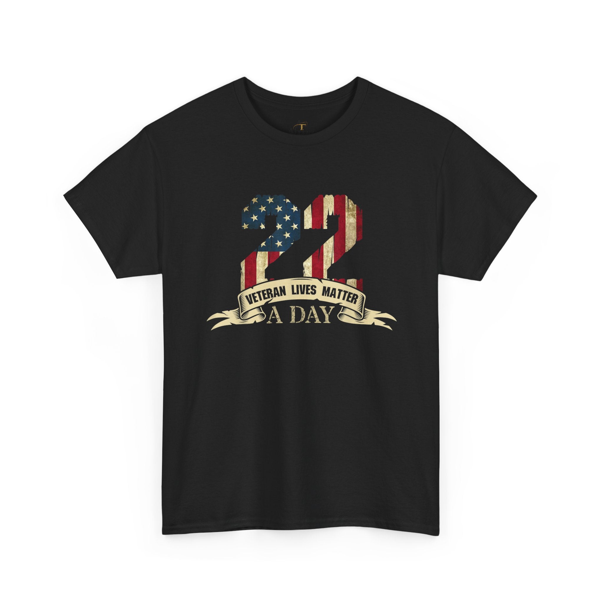 Unisex Heavy Cotton Tee 22 A Day – Veteran Lives Matter