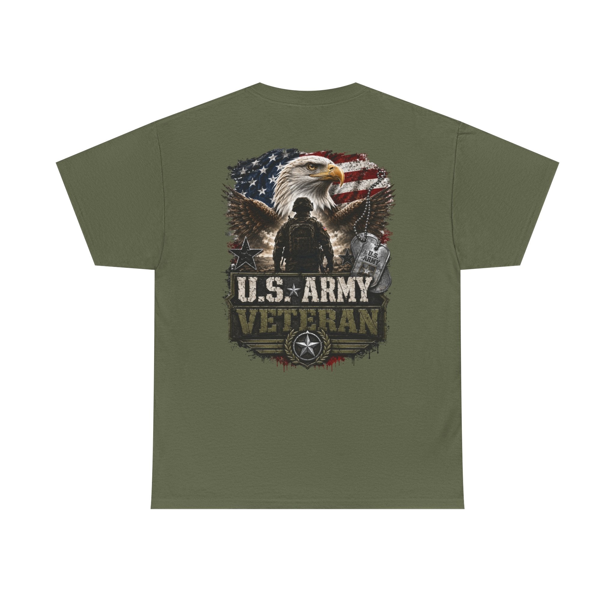 Army Veteran Unisex Heavy Cotton Tee
