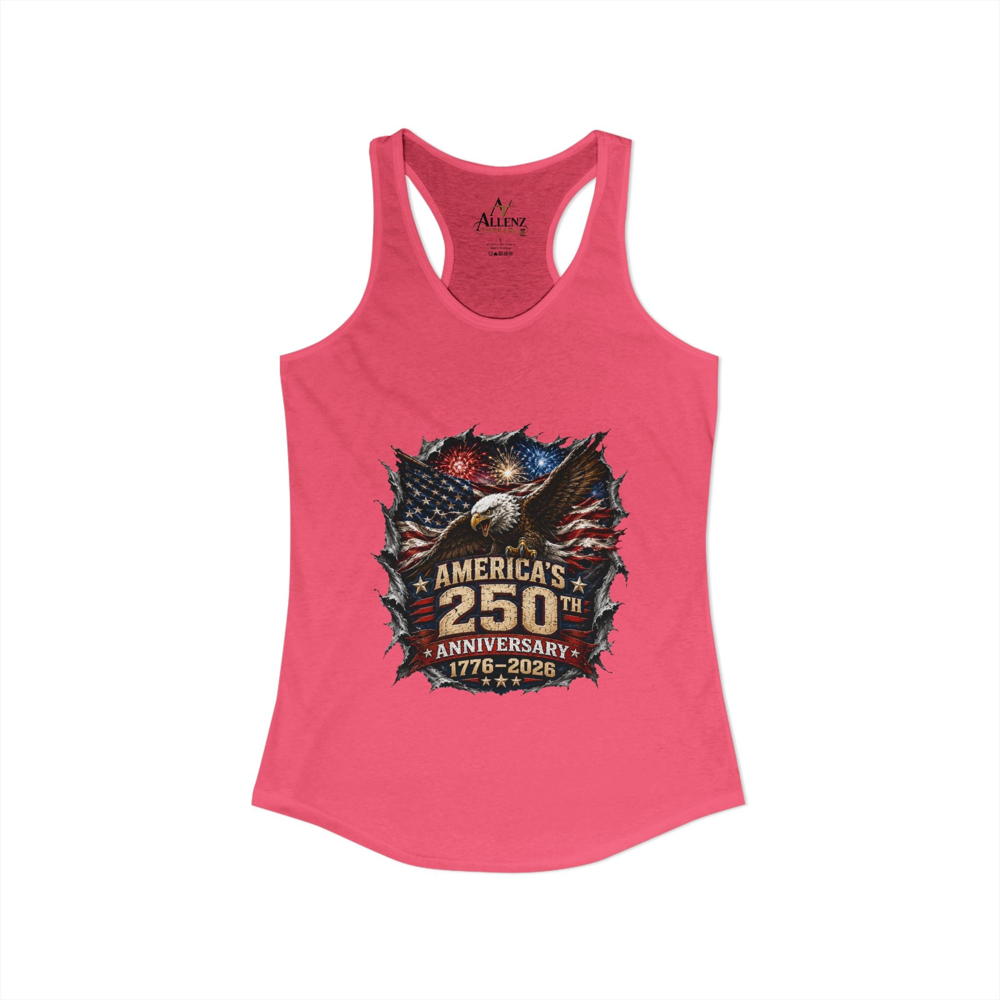 Americas 250th Anniversary Women's Ideal Racerback Tank
