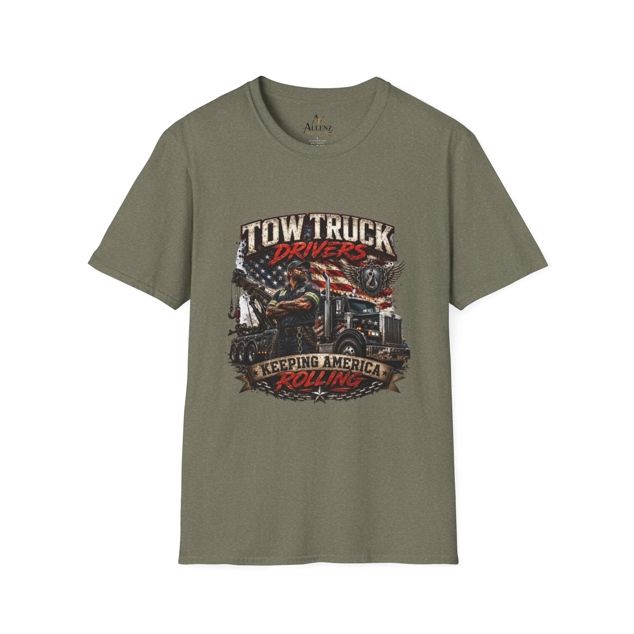 Tow Truck Driver Unisex Softstyle T-Shirt