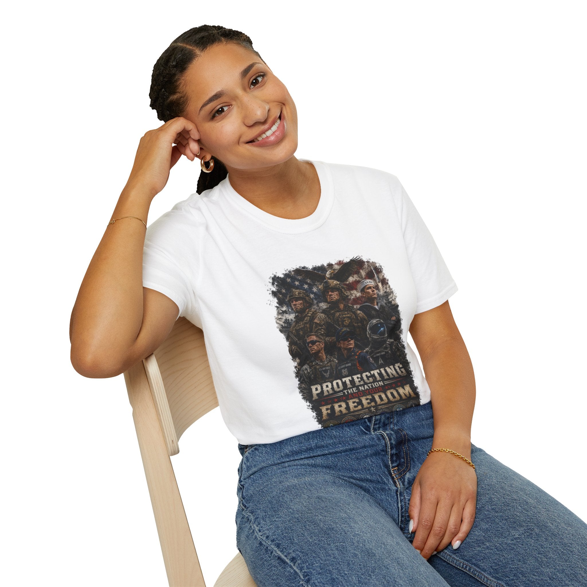 Protecting the Nation Unisex Softstyle T-Shirt