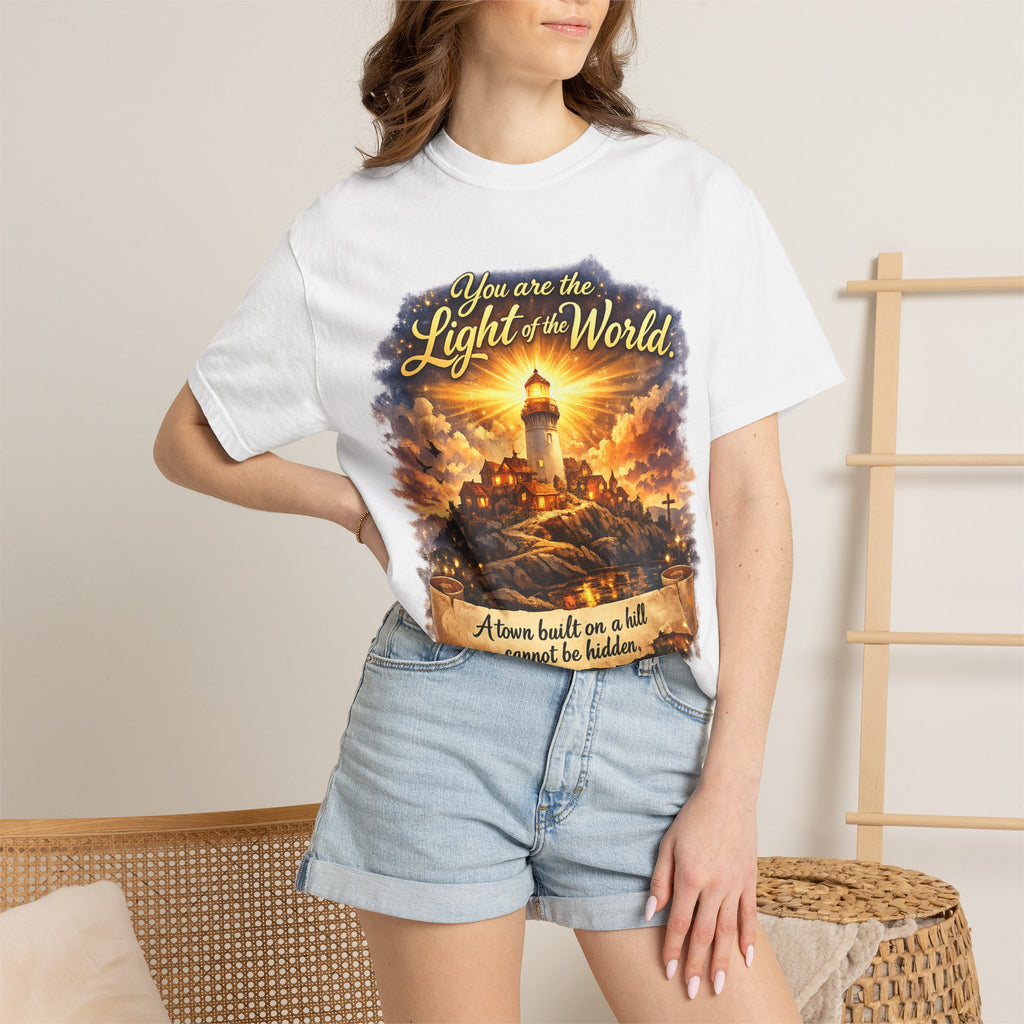 You Are the Light of the World T-Shirt — Lighthouse Faith Graphic Tee