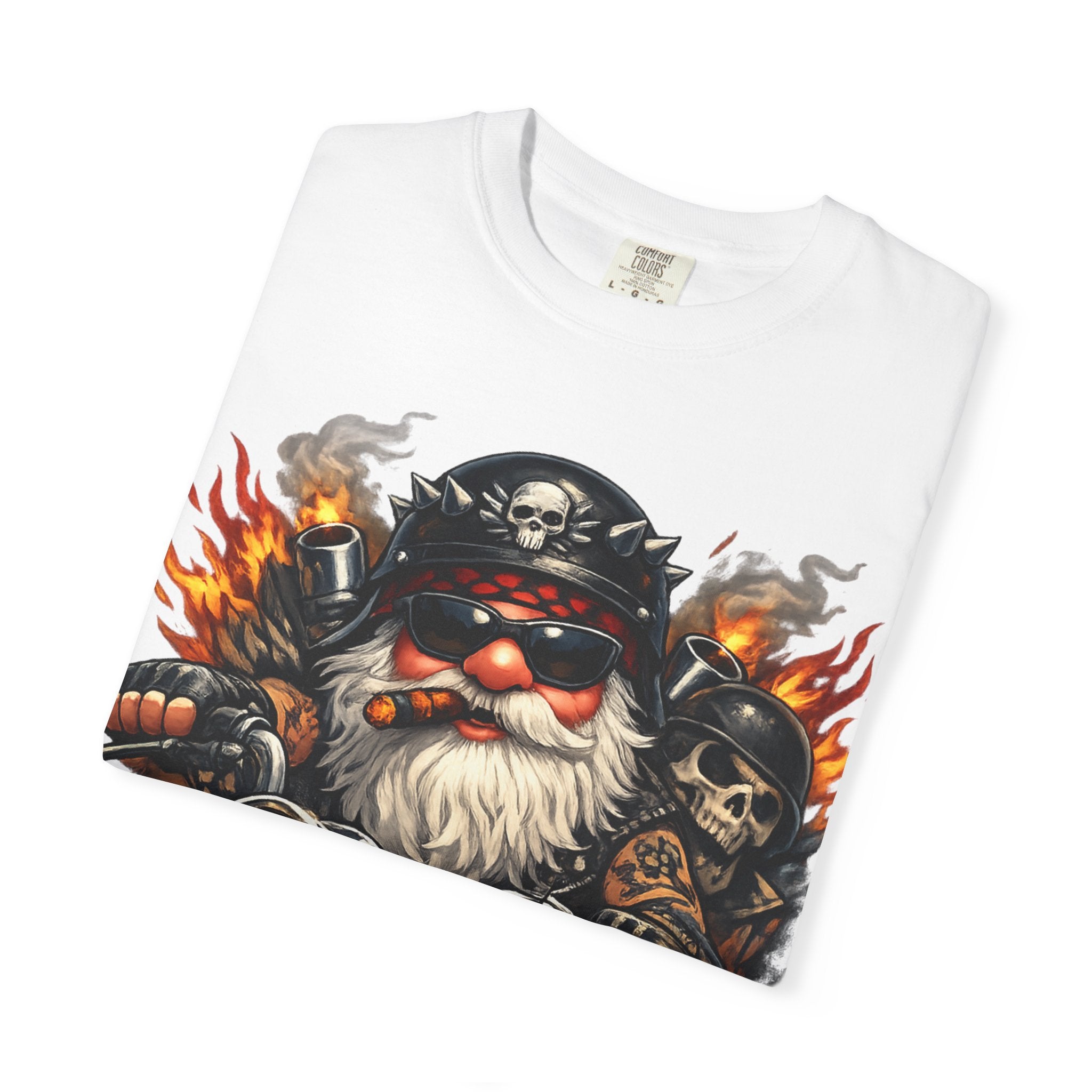Biker Life T-Shirt — Vintage Gnome Motorcycle Graphic Tee