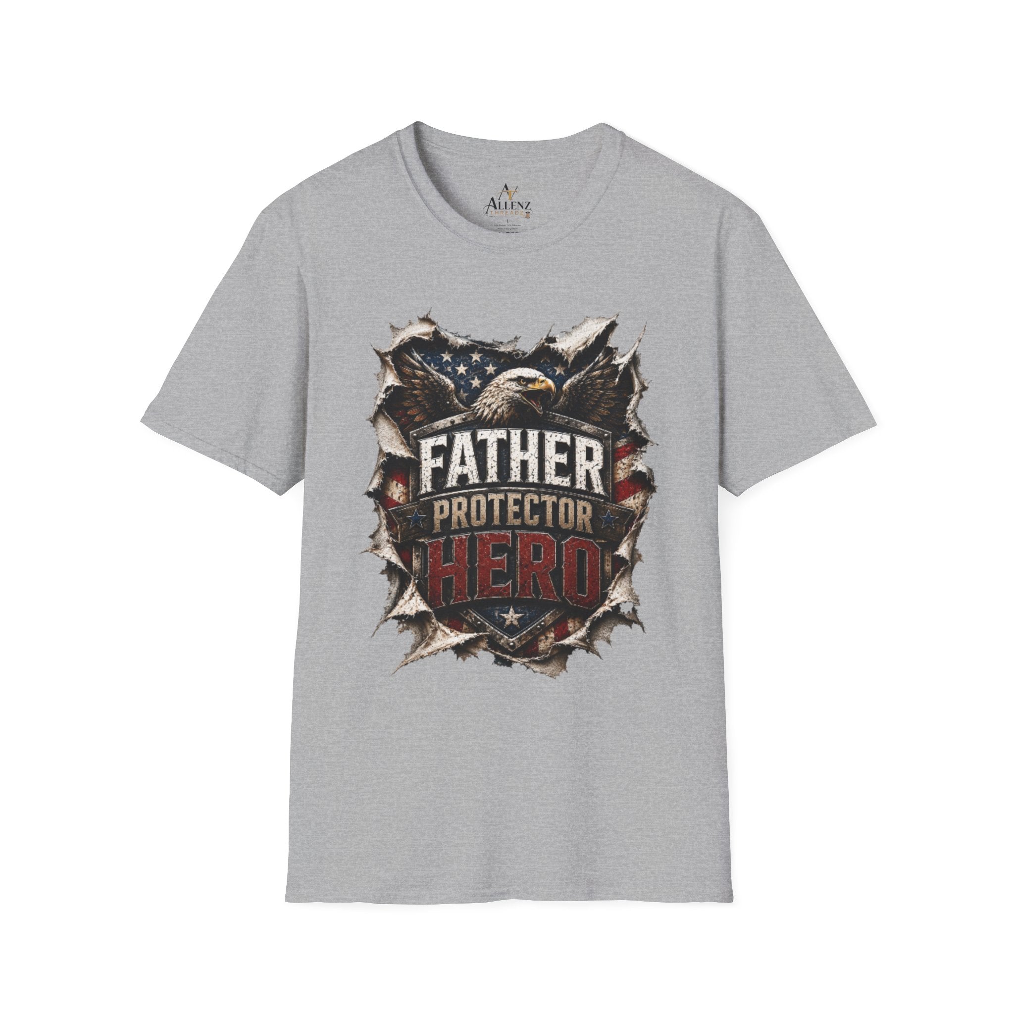 Father Protector Hero Unisex Softstyle T-Shirt
