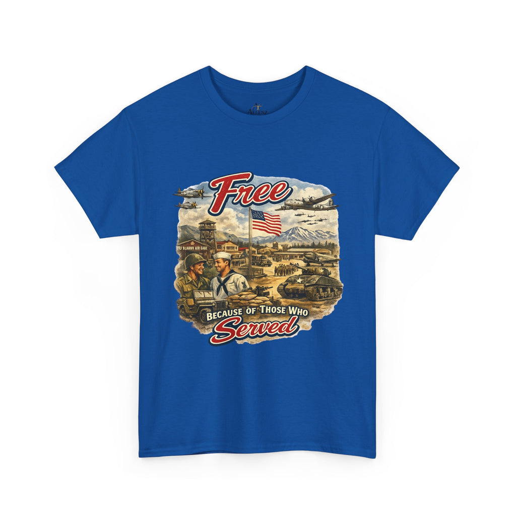 Unisex Heavy Cotton Tee - free because of who served