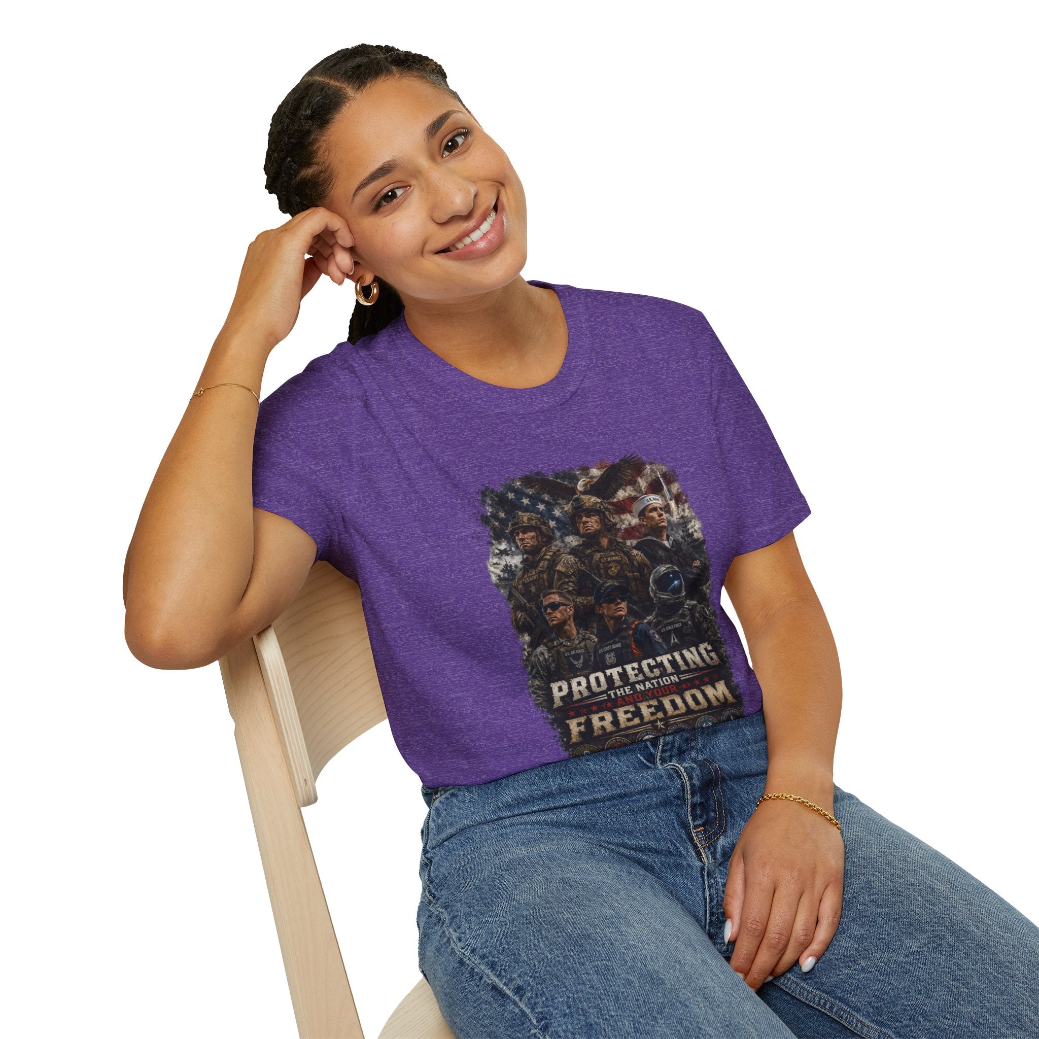 Protecting the Nation Unisex Softstyle T-Shirt