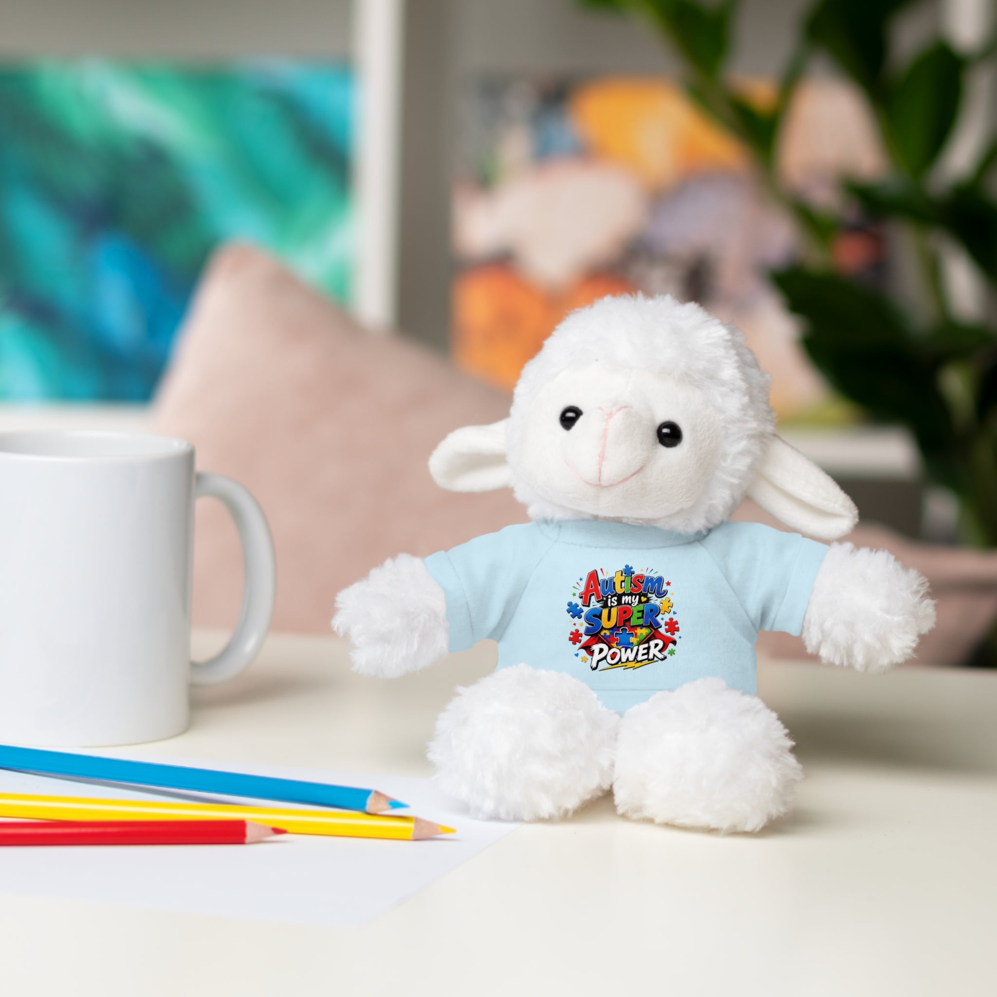 Kids Stuffed Animal with Autism T-Shirt