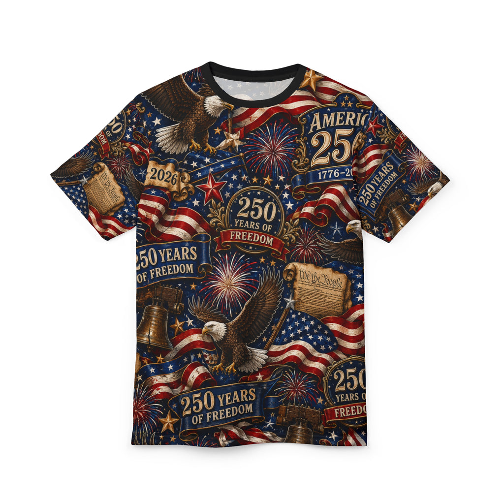 250th Anniversary Unisex Cut and Sew Tee (AOP)