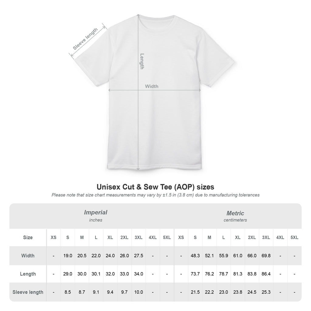 Marines always faithful Unisex Cut and Sew Tee (AOP).