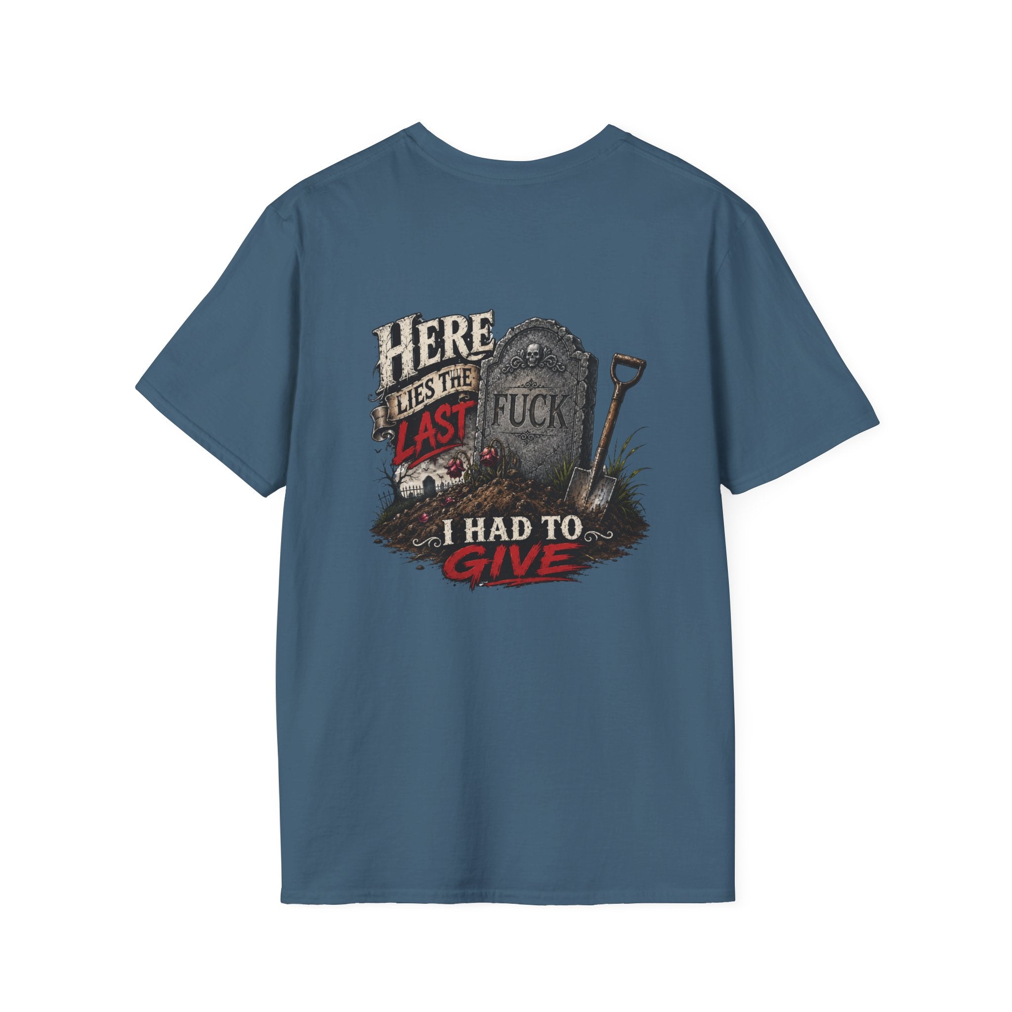 Here Lies Unisex Softstyle T-Shirt