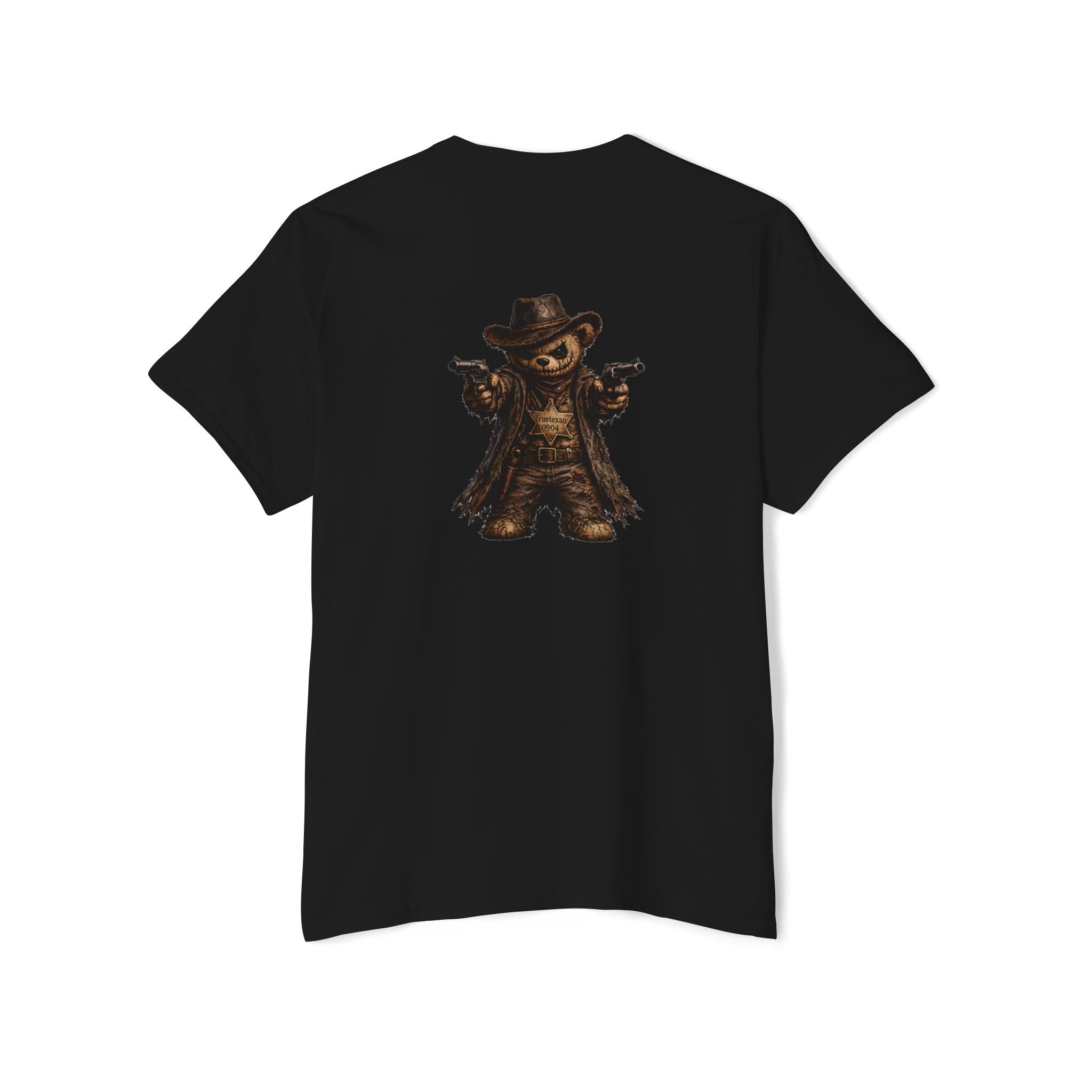 True Texan Scare Bear  Unisex Heavy Cotton Pocket Tee