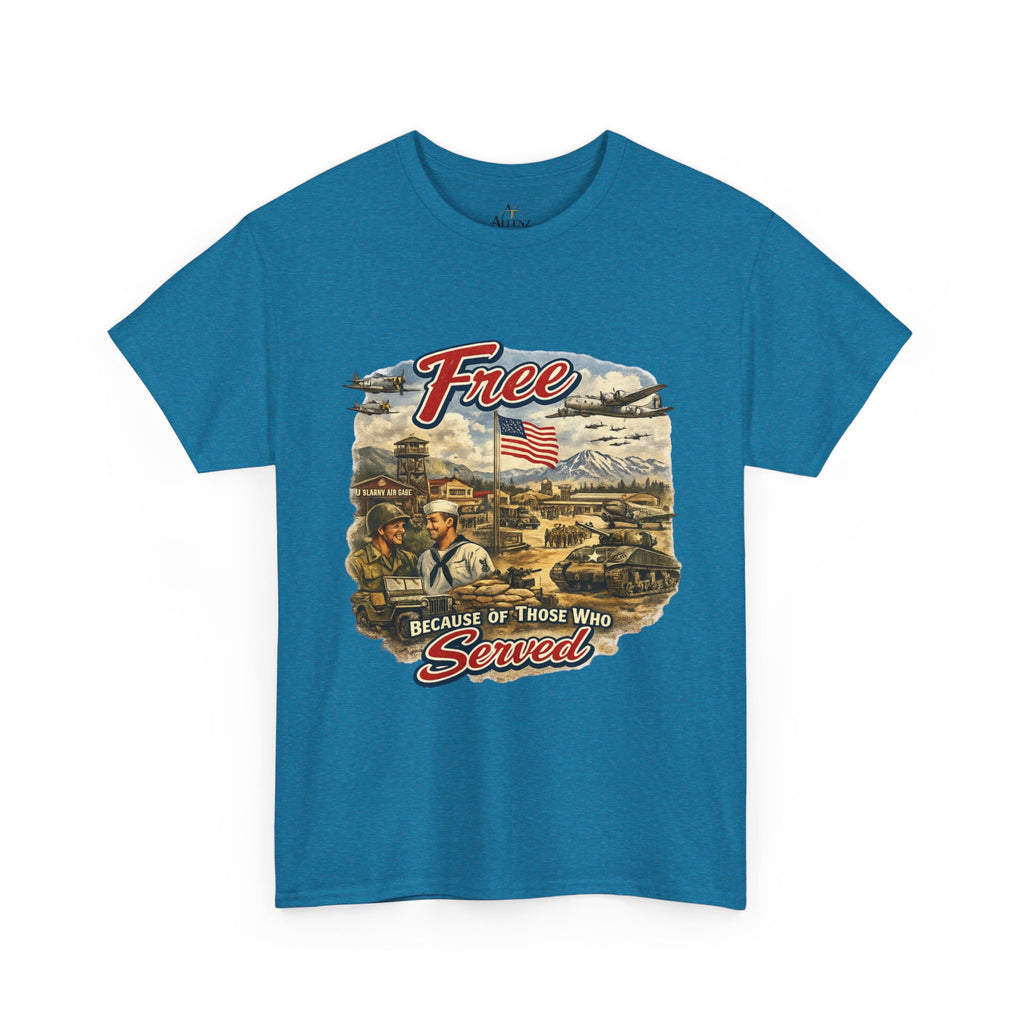 Unisex Heavy Cotton Tee - free because of who served
