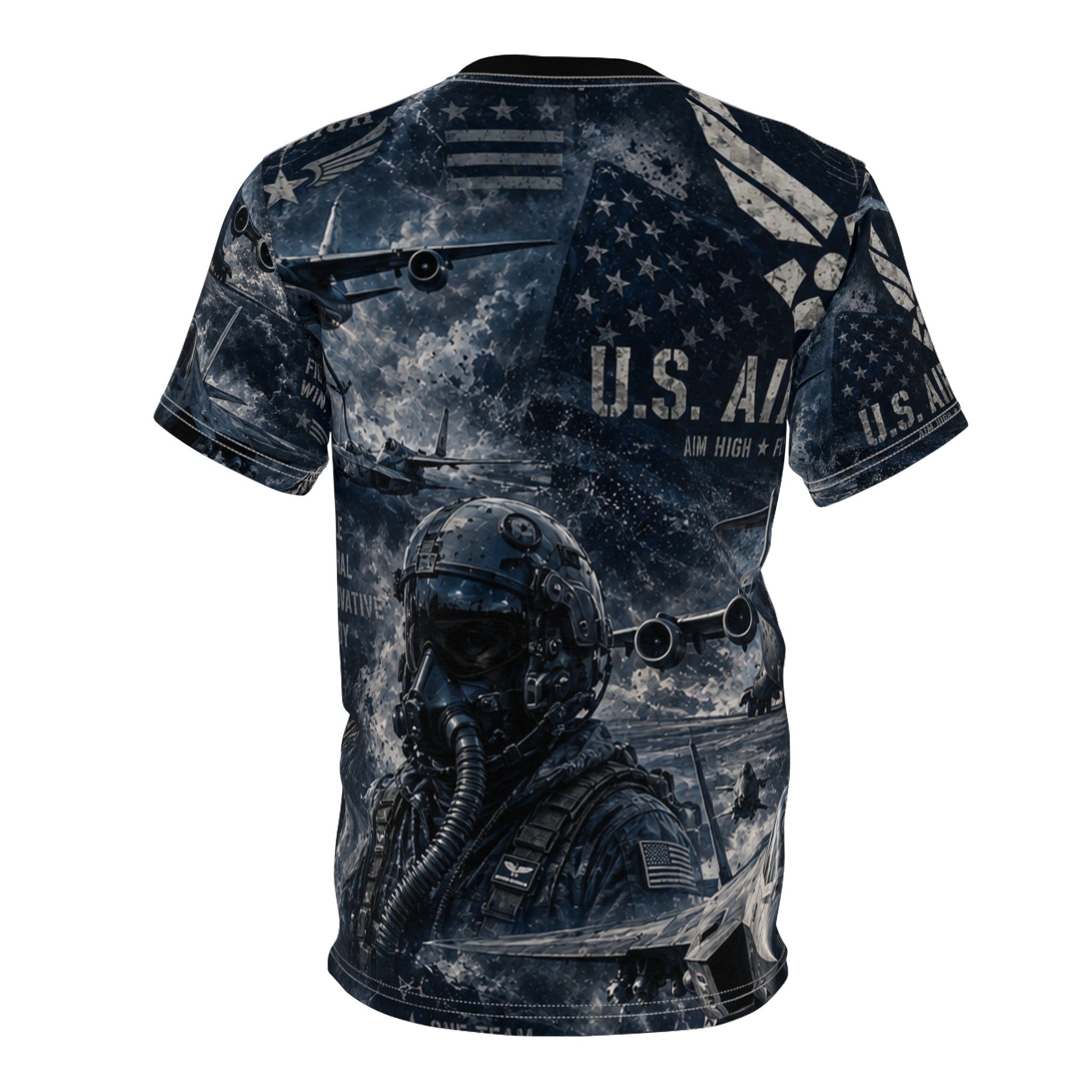 Unisex AIR FORCE Cut and Sew Tee (AOP)