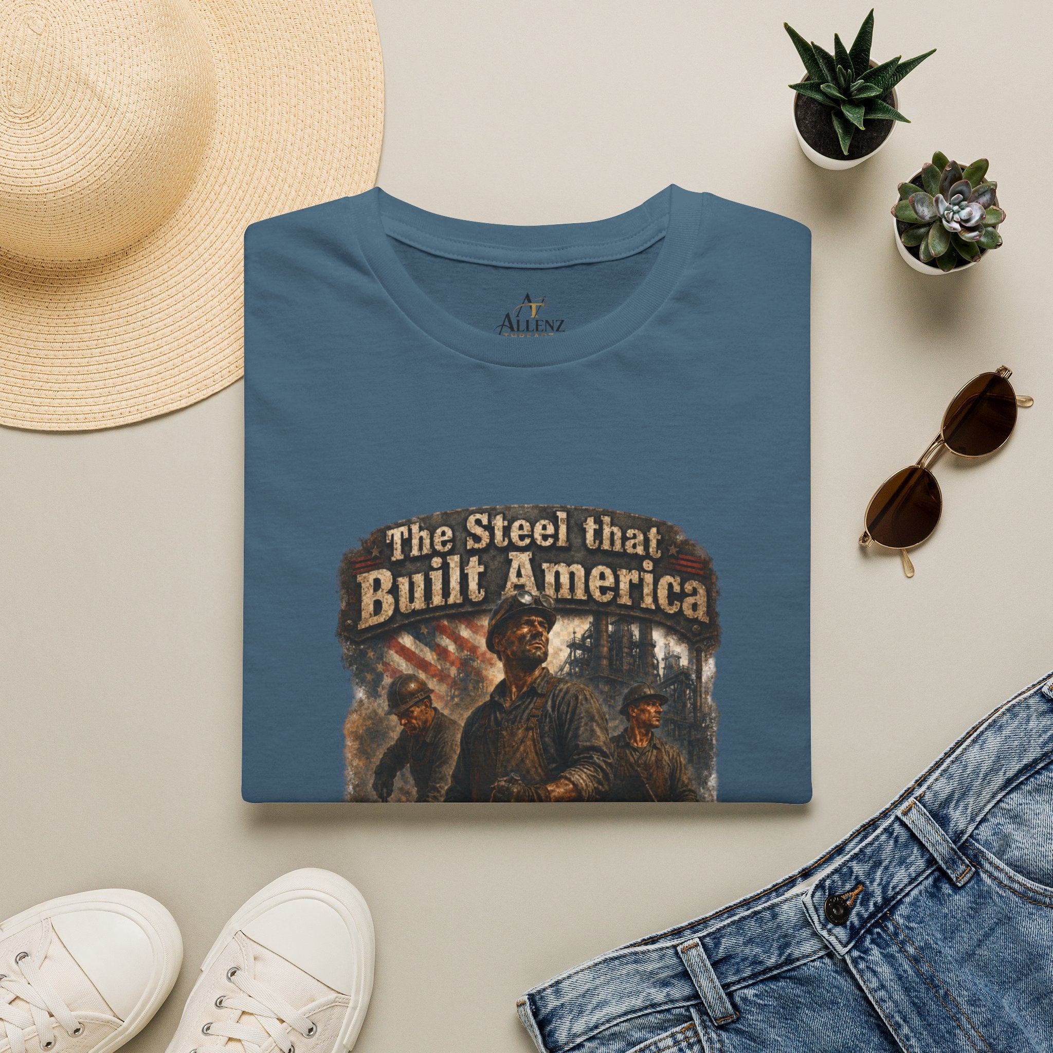 The Steel That Built America Unisex Softstyle T-Shirt