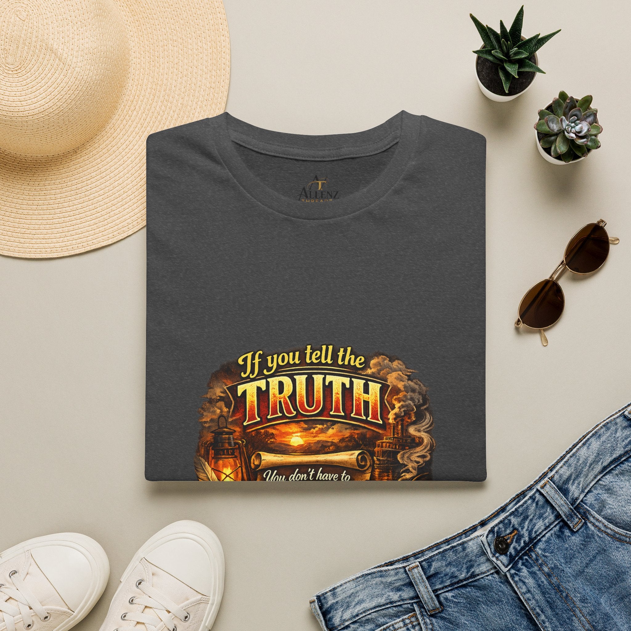 If you tell the truth Unisex Softstyle T-Shirt
