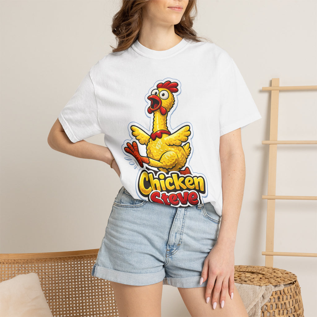 Chicken Steve T-Shirt — Funny Cartoon Chicken Graphic Tee