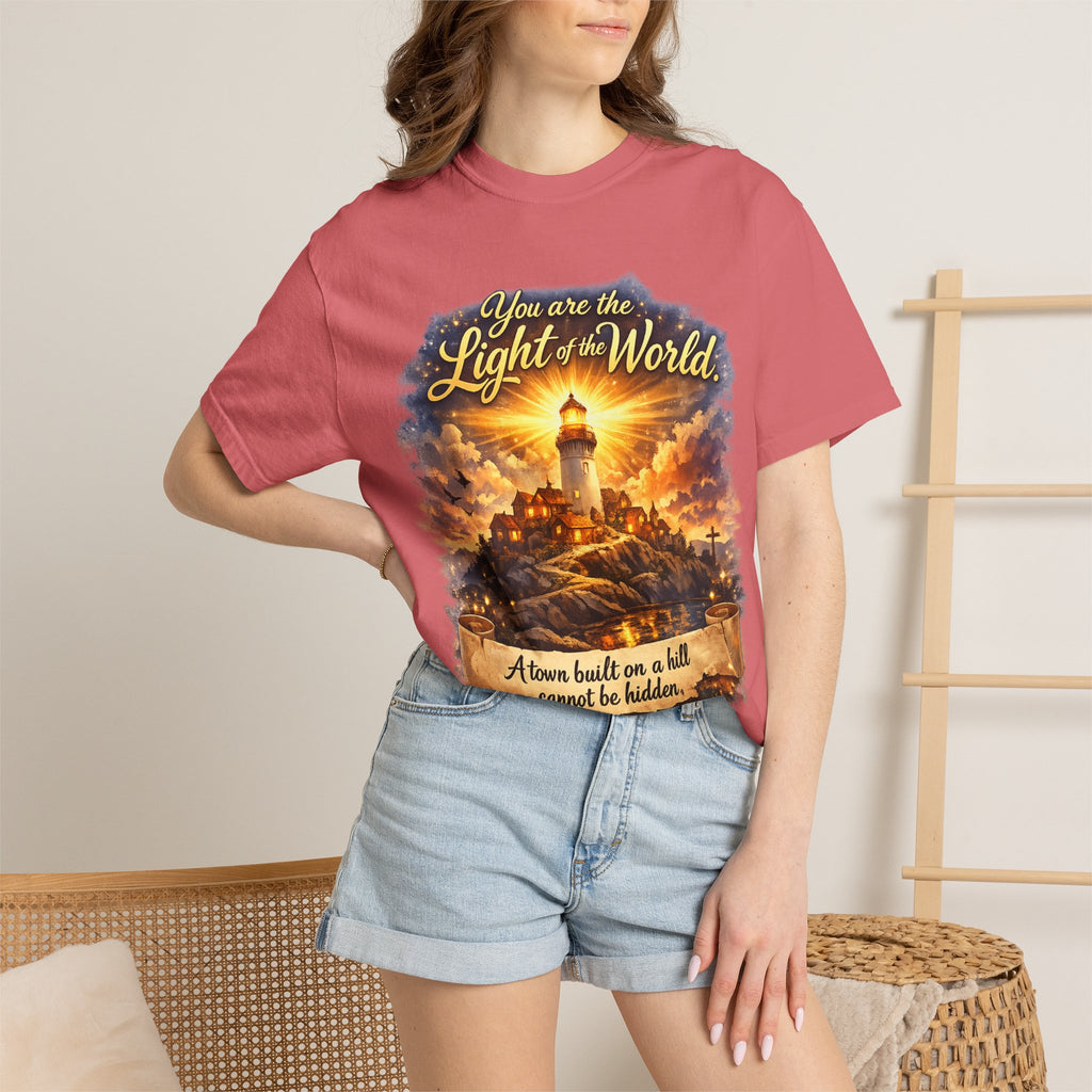 You Are the Light of the World T-Shirt — Lighthouse Faith Graphic Tee