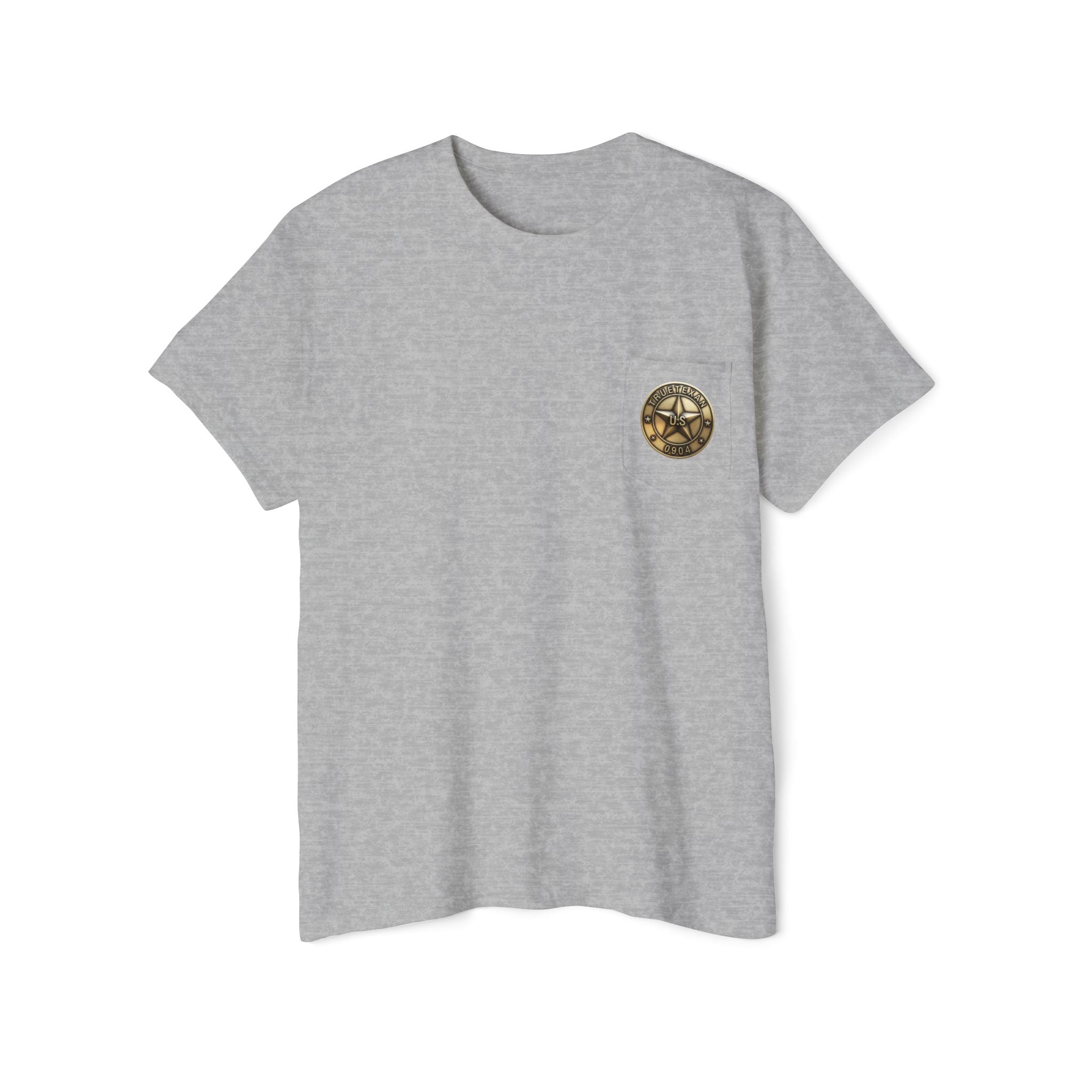 True Texan Badge Unisex Heavy Cotton Pocket Tee