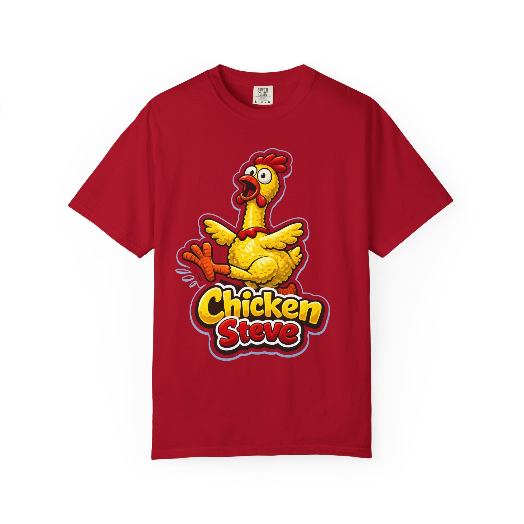 Chicken Steve T-Shirt — Funny Cartoon Chicken Graphic Tee